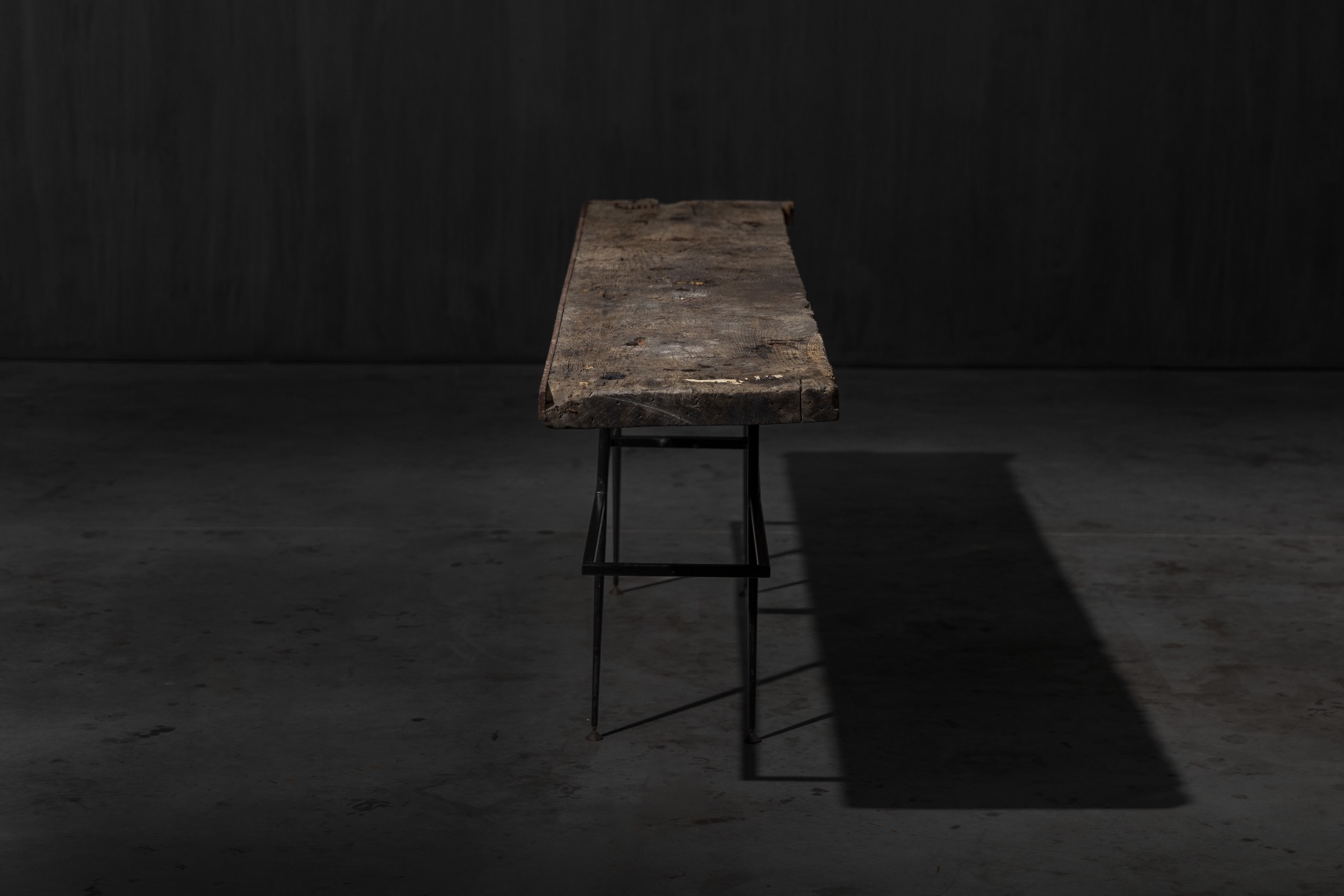 Expressive industrial Wabi Sabi table design