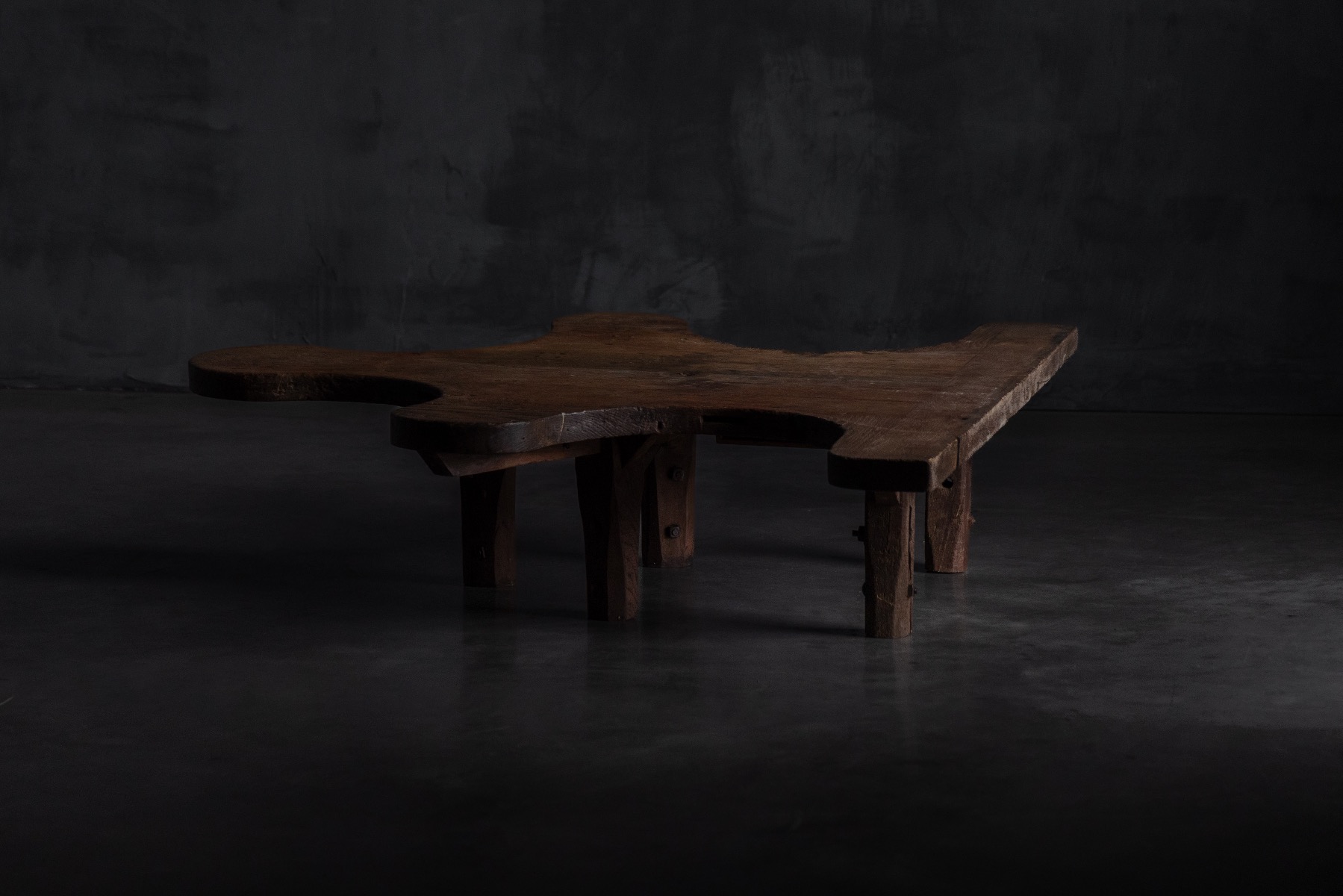 Authentic antique primitive coffee table