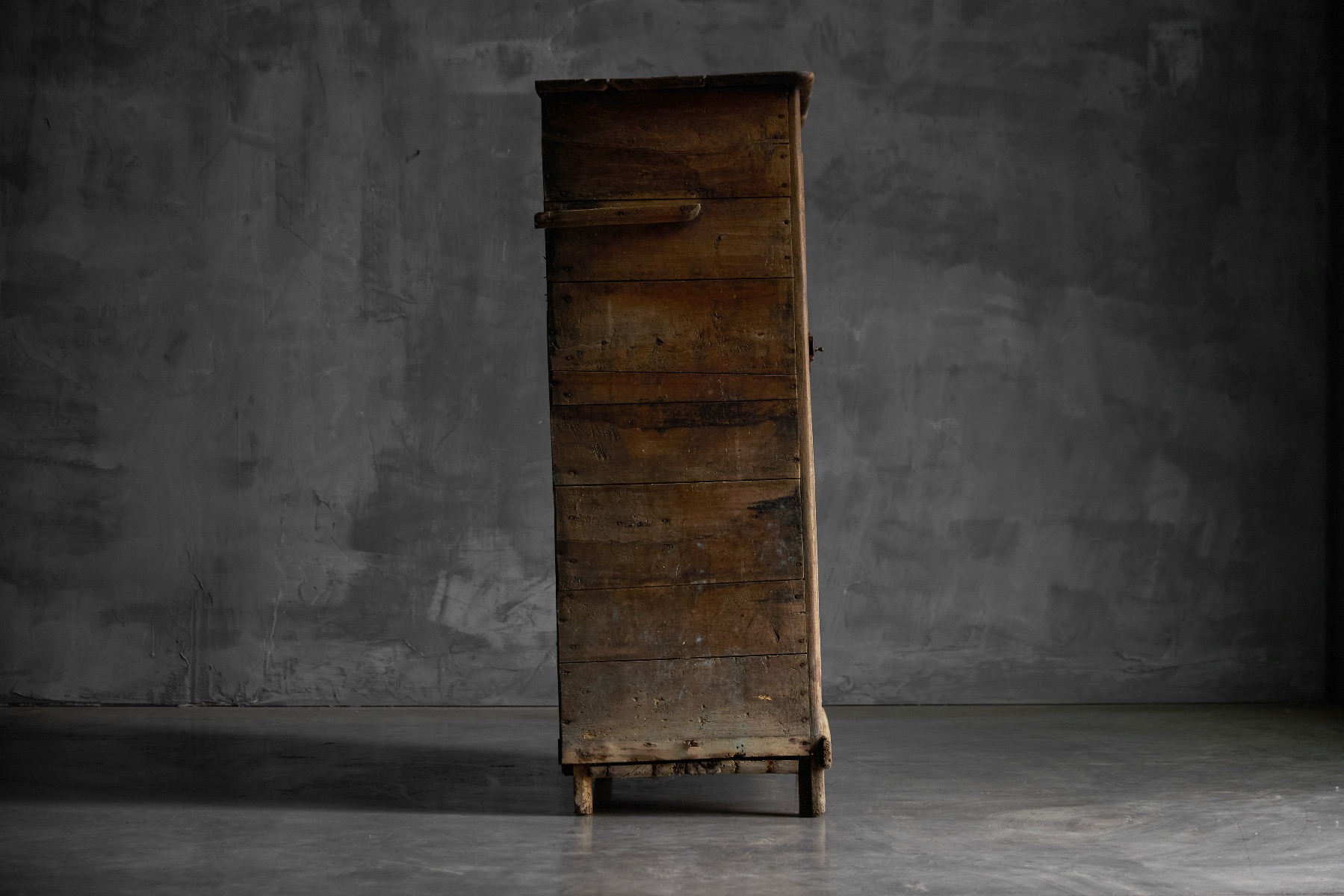 Farmhouse rustic cabinet from the 19th century
