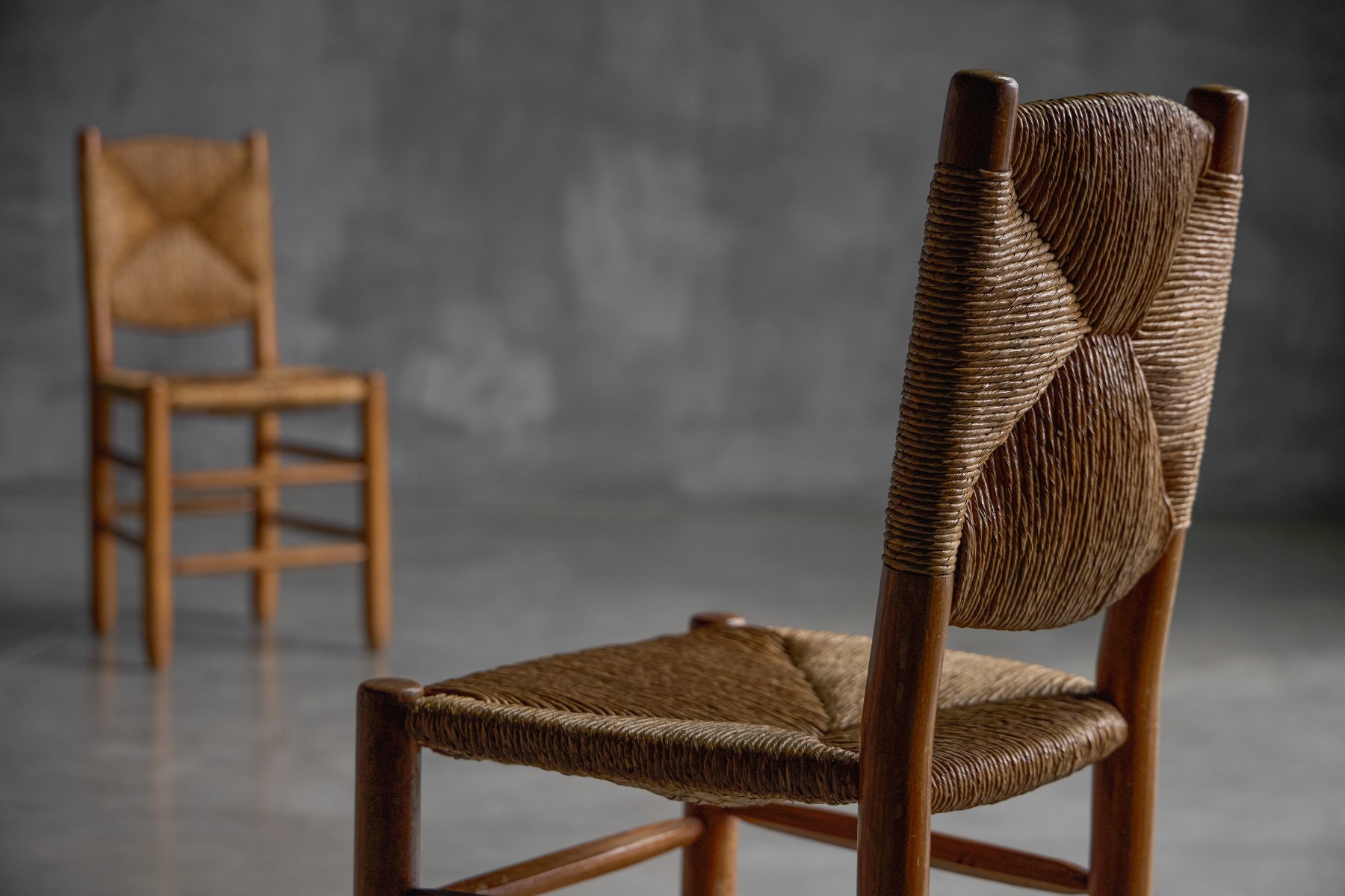Functionalist Bauche dining chair from the 1950s