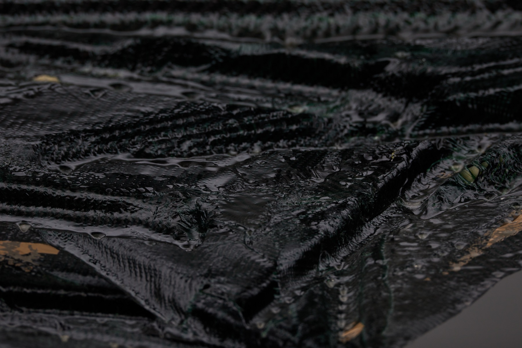 Futuristic carbon fibre table in modern design