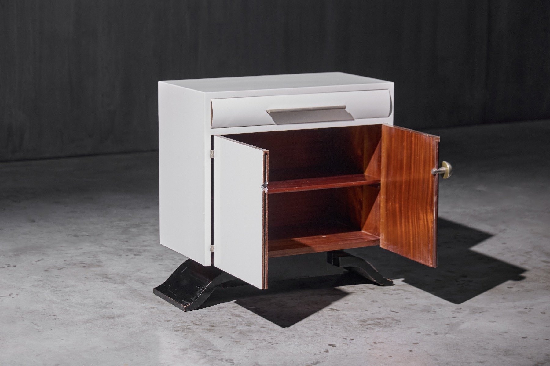 Gallery level Charles Van Beerleire Art Deco cabinet