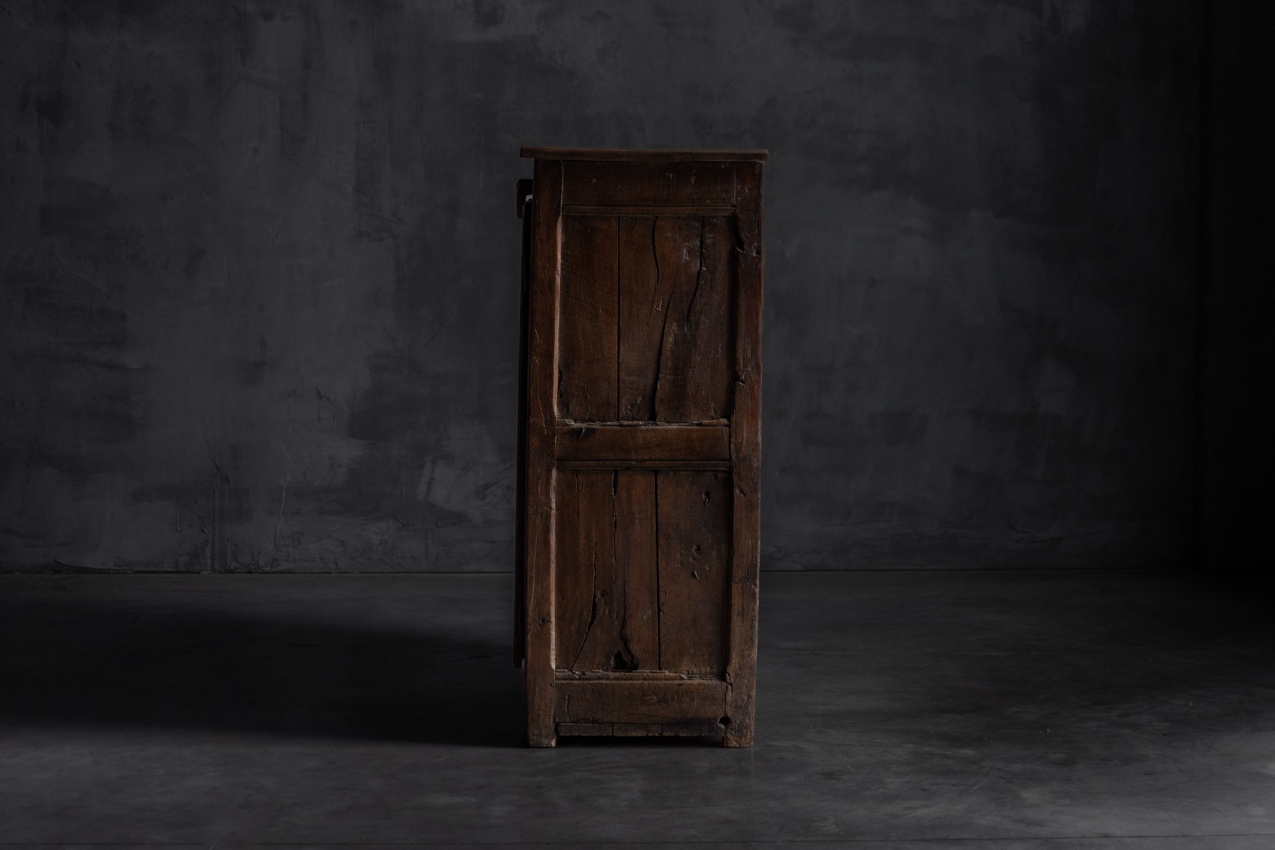 Gallery level 19th century rustic cabinet
