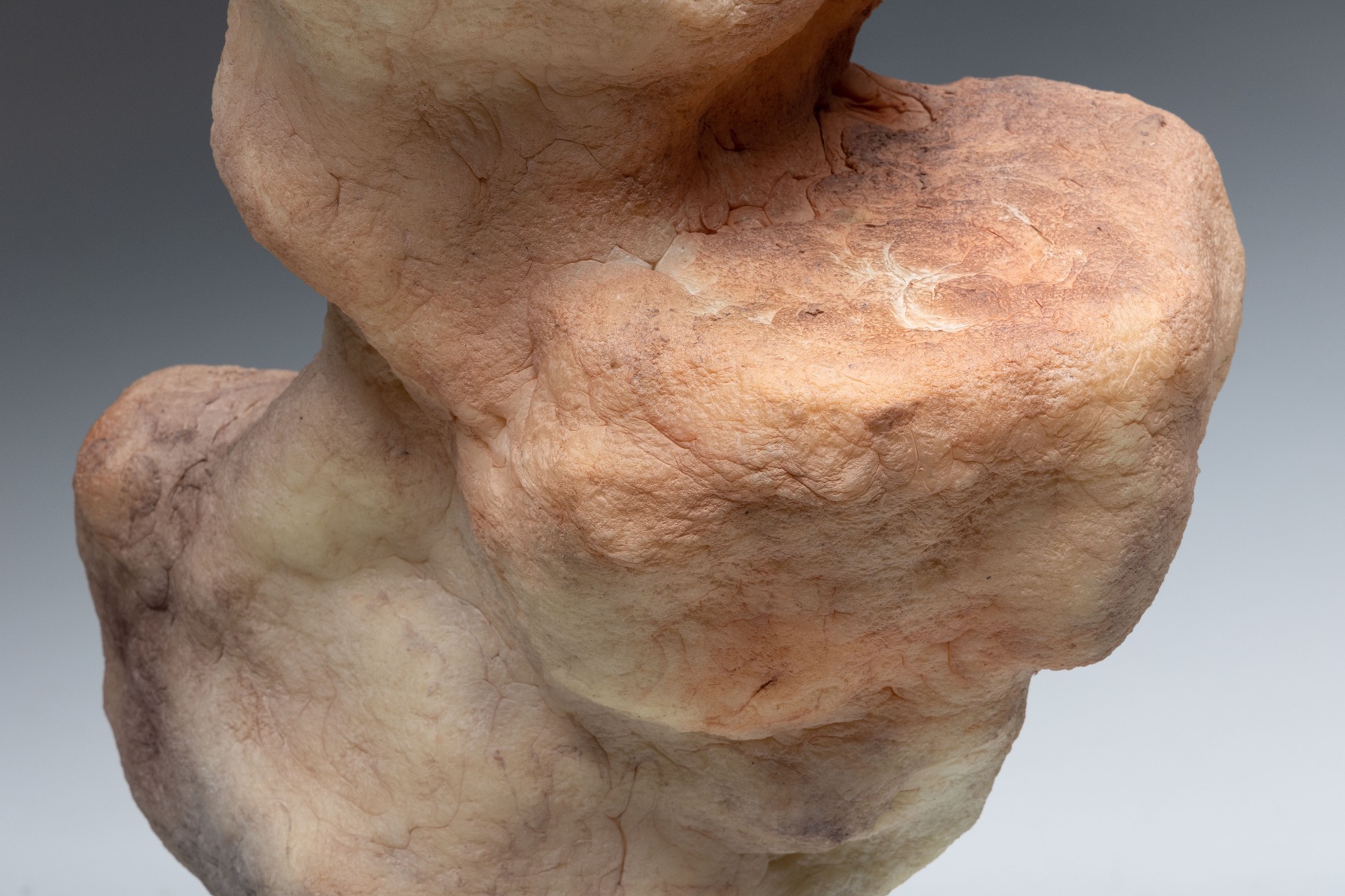 Handcrafted tufa lamp in modern style