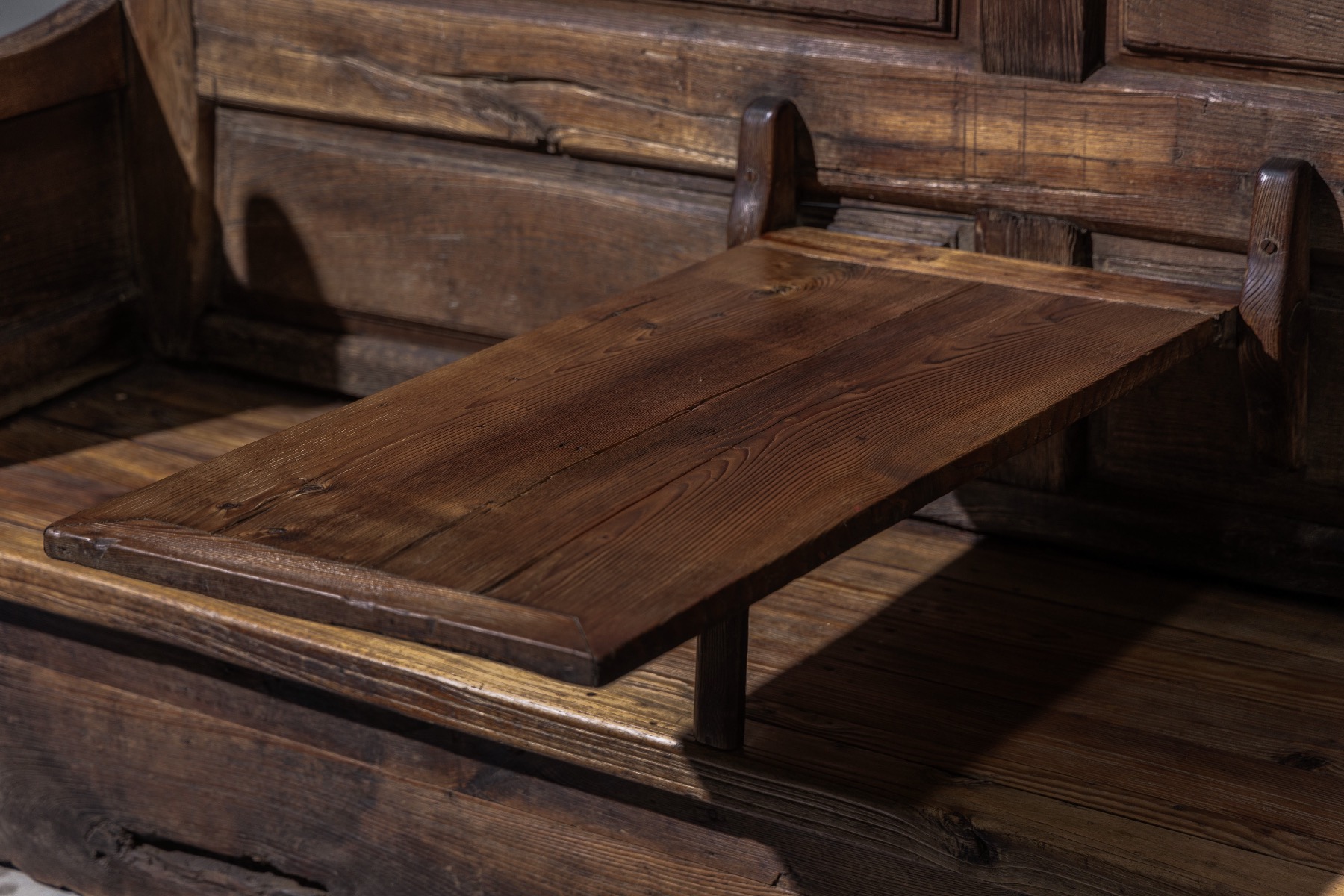 Authentic 19th century Alpine monastic furniture