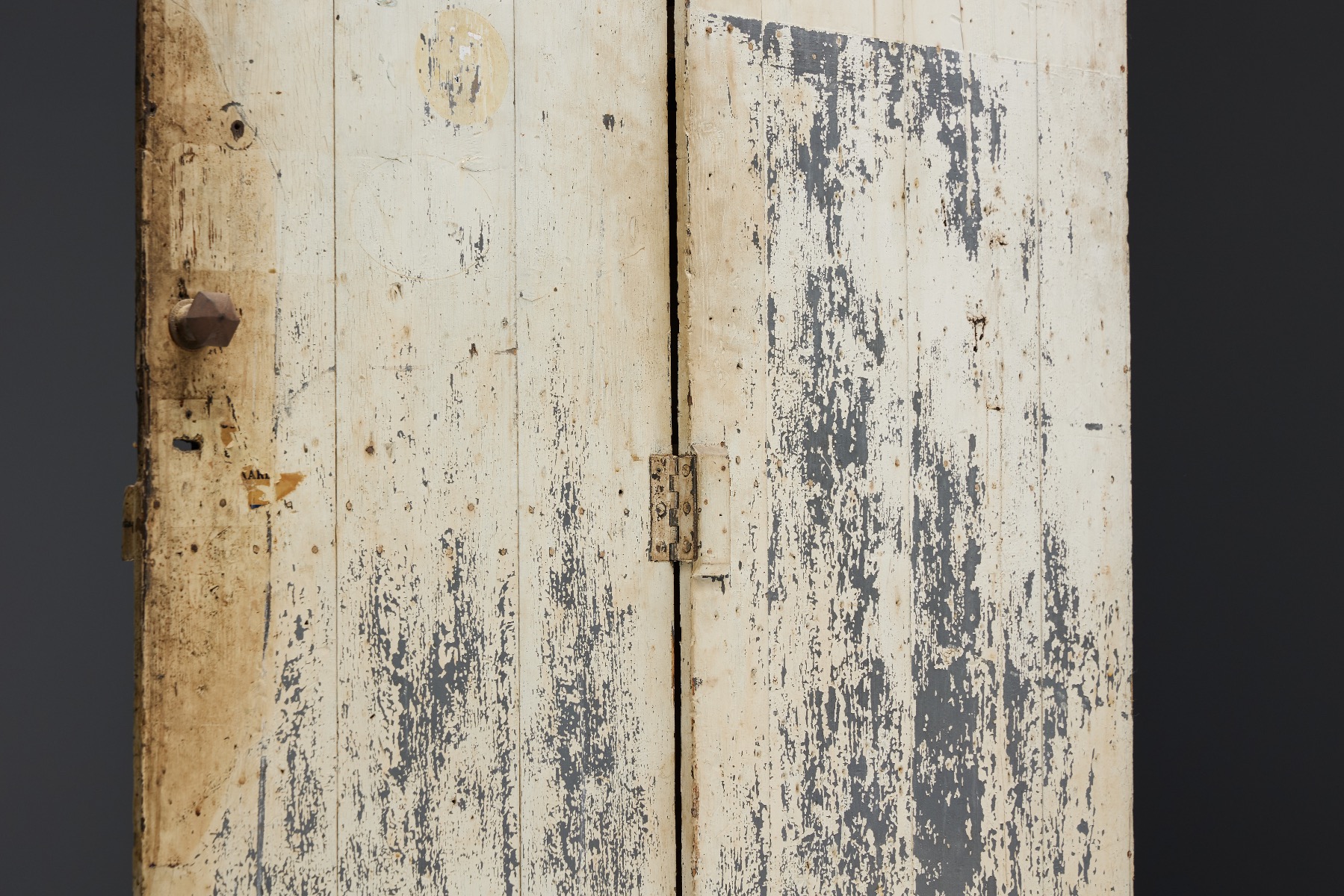 Historic rustic cabinet in solid wood design