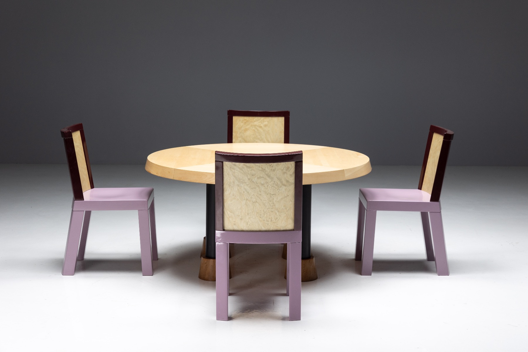 Iconic postmodern dining table from the 1980s
