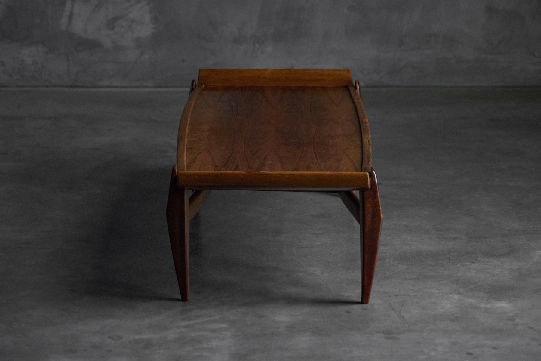 Architectural Brazilian coffee table by Jean Gillon