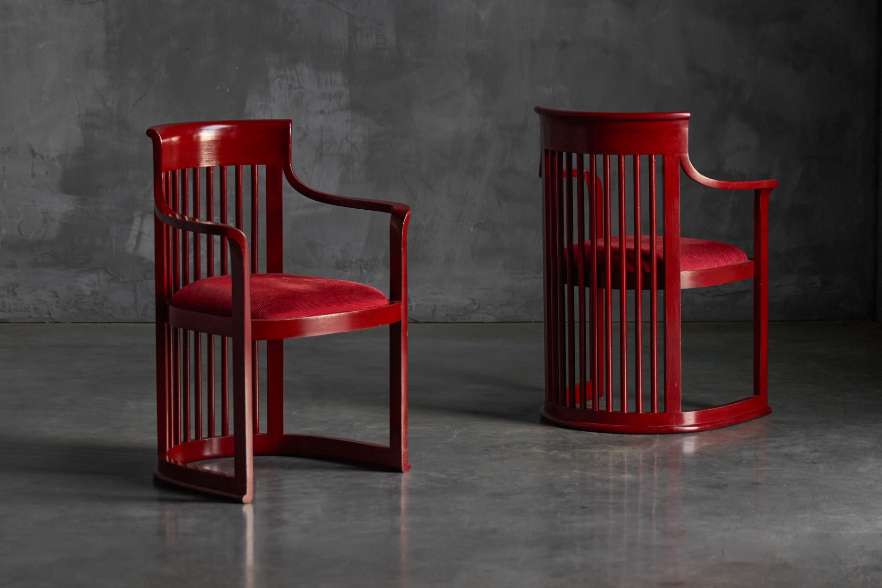 Mid century Japanese dining set in Wright inspired style