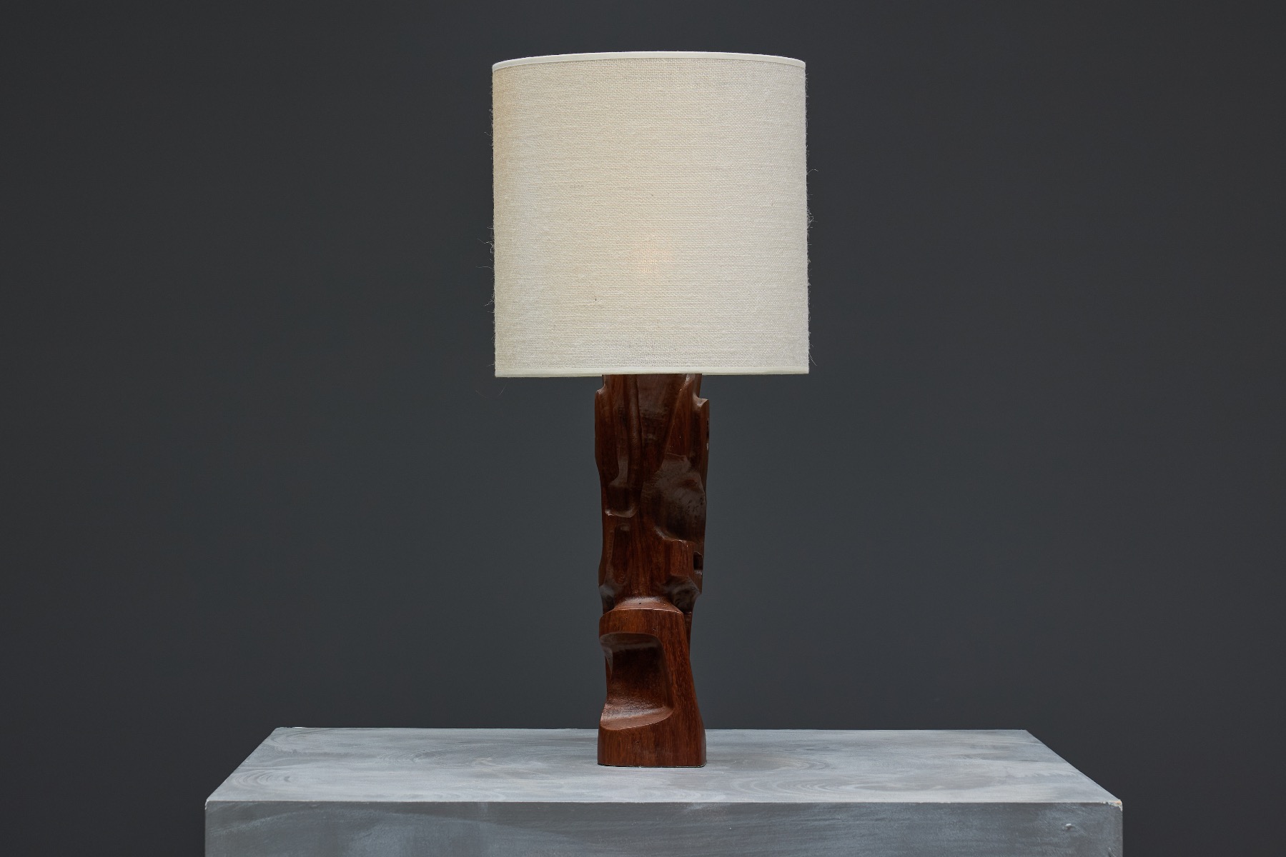 Premium Italian design lamp with sculpted base