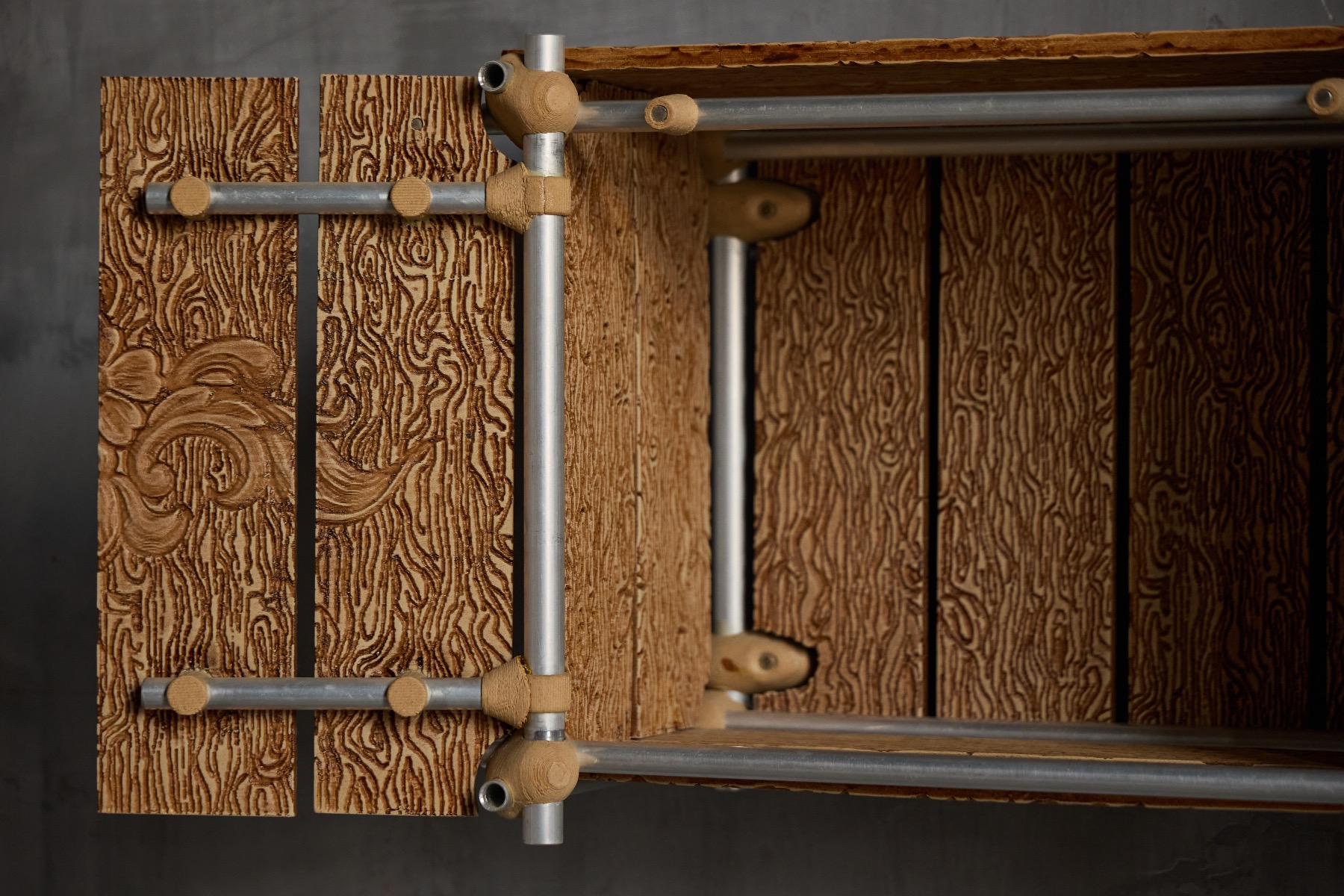 Refined modern cabinet crafted from rosewood