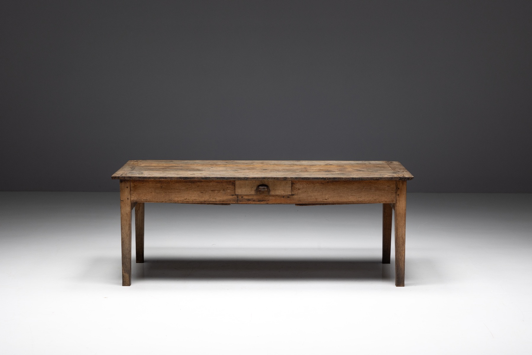 Rustic solid wood folk table