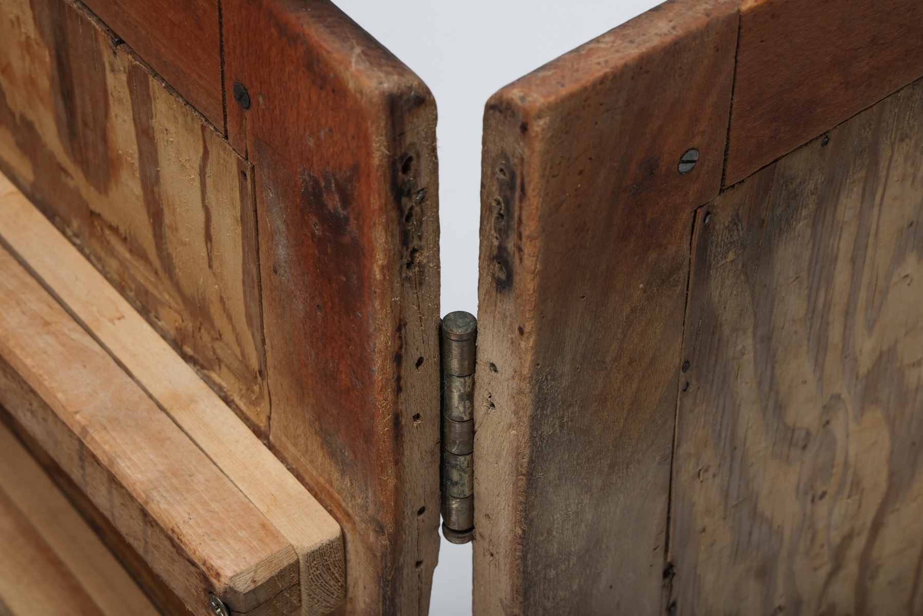 Solid oak storage piece antique furniture