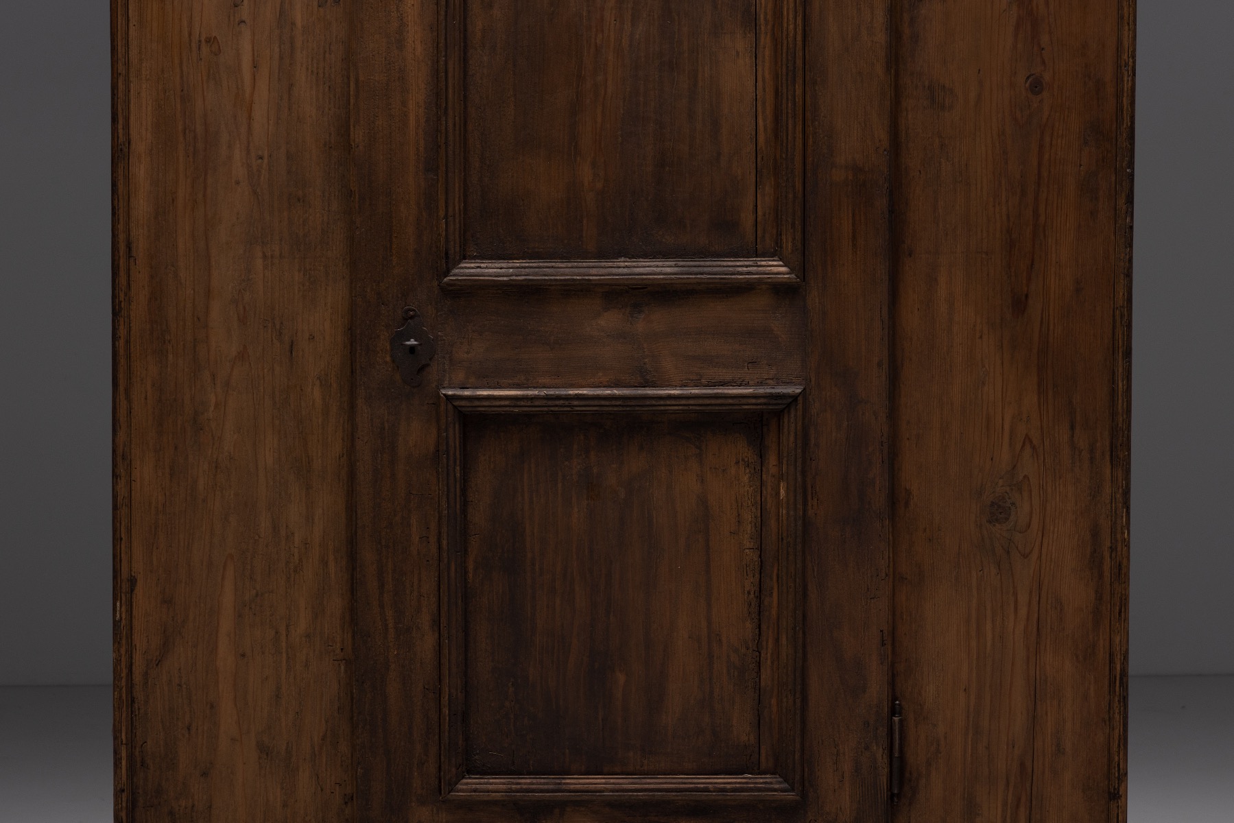 Solid wood alpine cabinet antique furniture piece