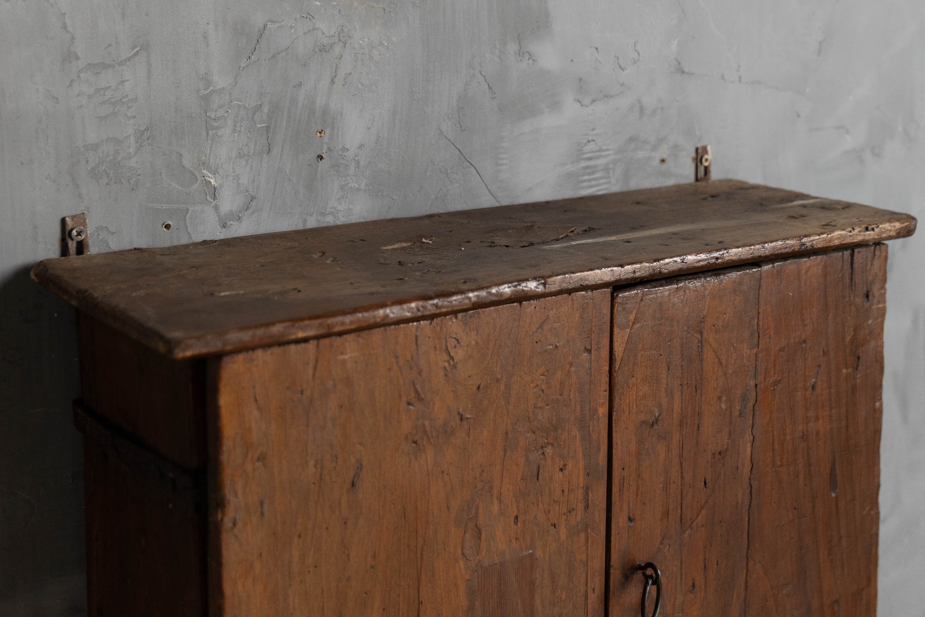 Rural vernacular wall cabinet dating to the late 19th century