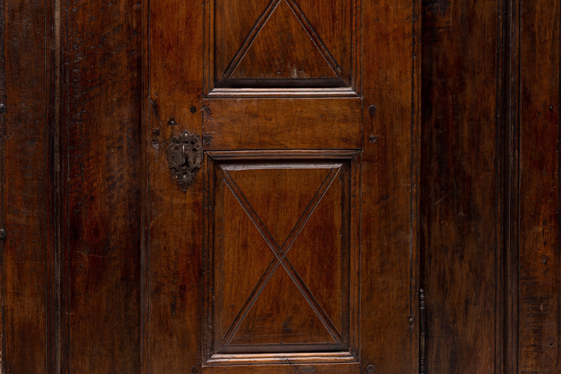 Solid wood wabi sabi cabinet antique piece