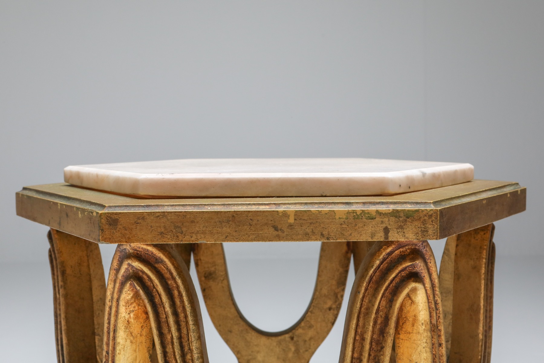 Timeless carved giltwood side tables design