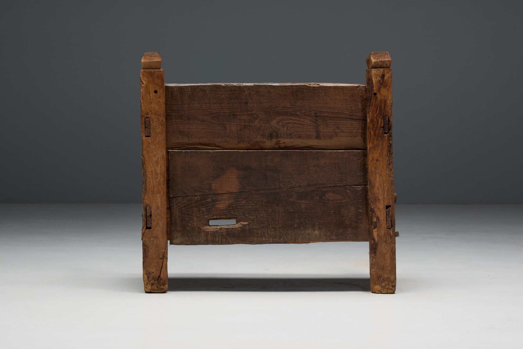 Utilitarian primitive bench from the 19th century