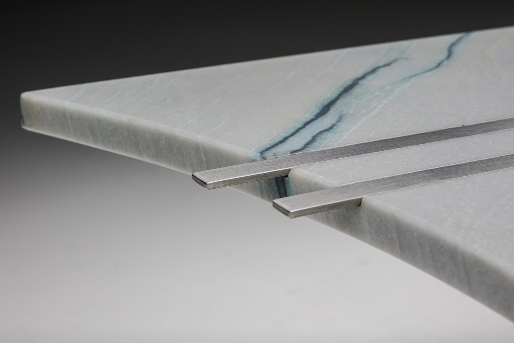 Vintage Belgian marble coffee table by Pia Manu