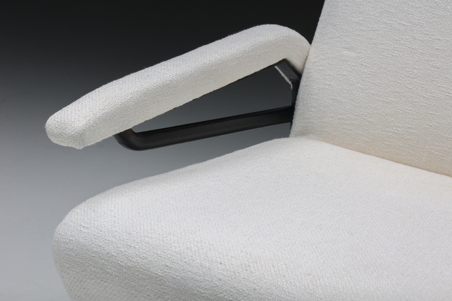 Vintage Dutch armchairs in Wim Rietveld style