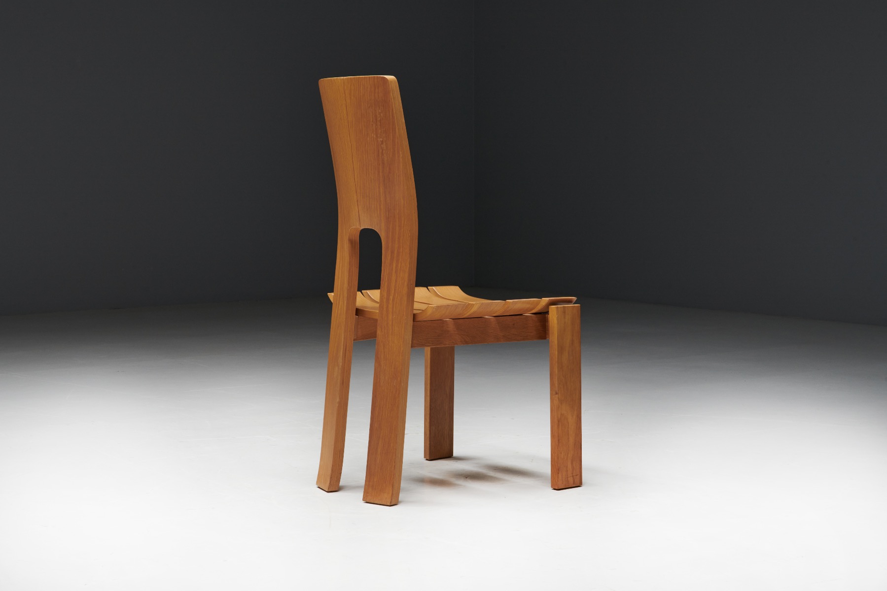 Vintage Nordic dining chairs set of six from the 1970s