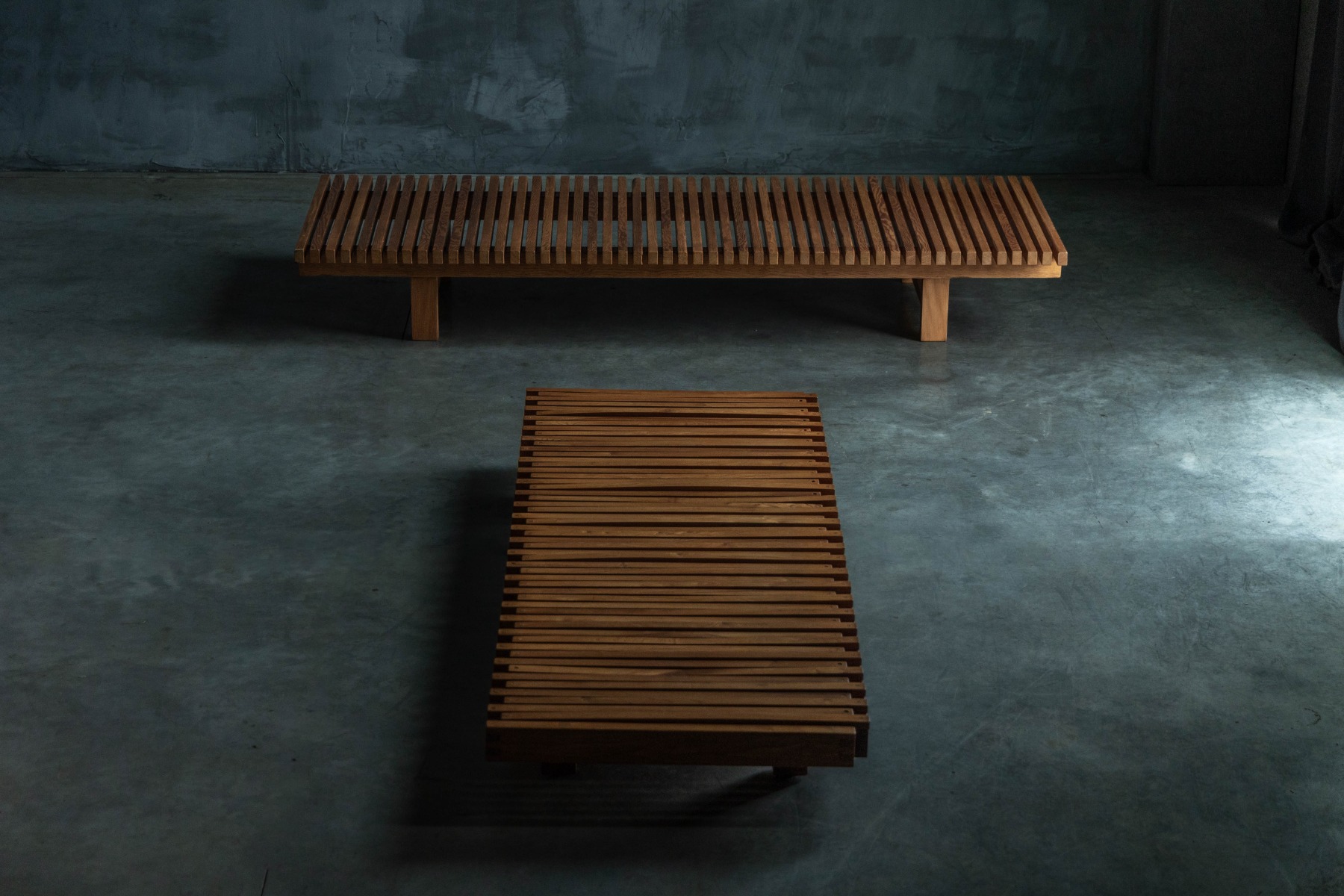 "Les trois Arcs" Slatted Daybed by Charlotte Perriand - 1970s