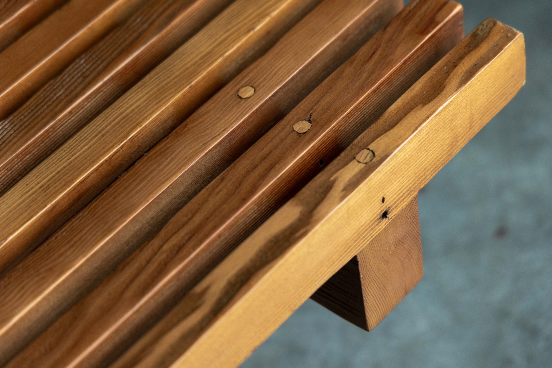 "Les trois Arcs" Slatted Daybed by Charlotte Perriand - 1970s