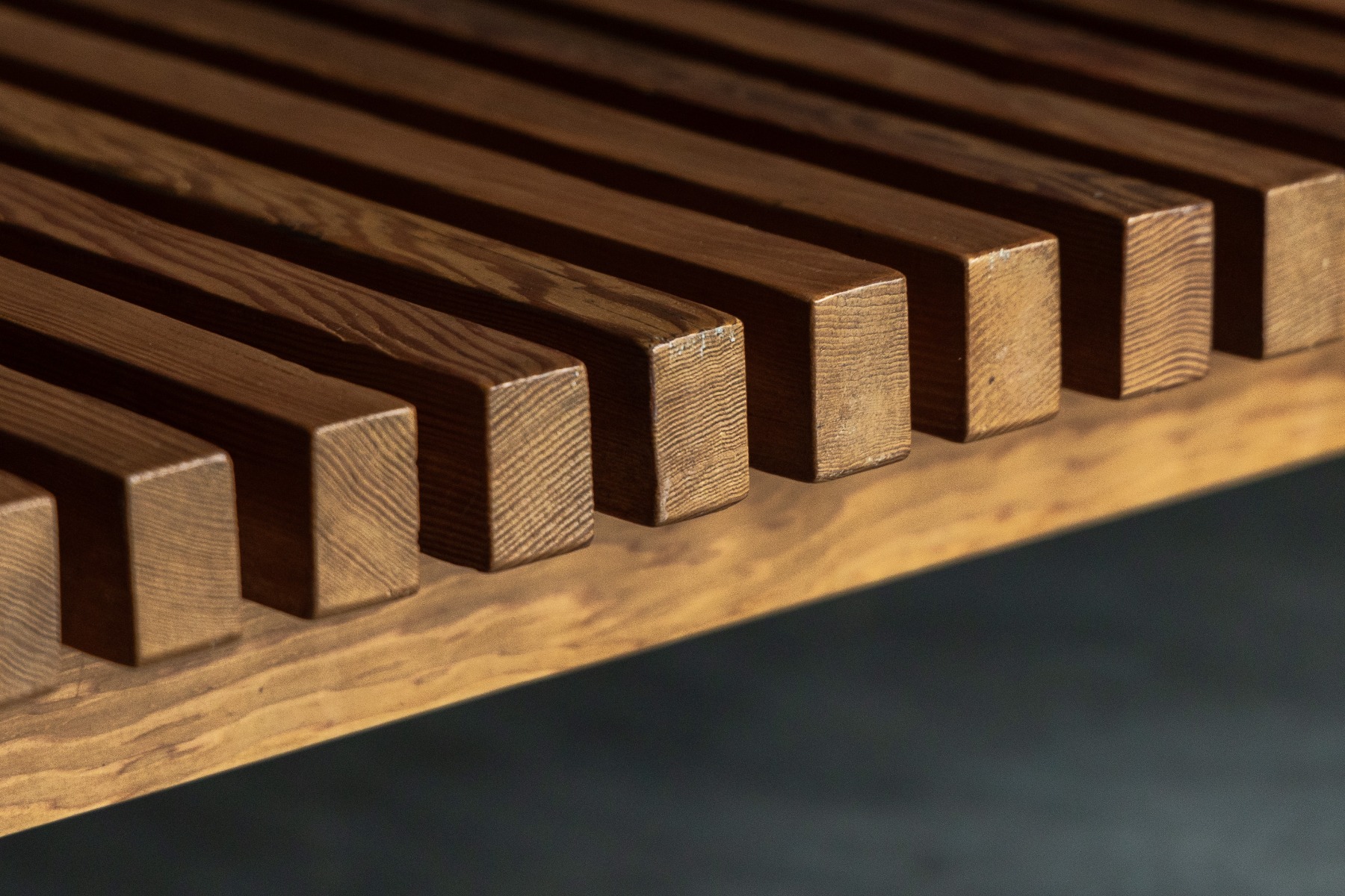 "Les trois Arcs" Slatted Daybed by Charlotte Perriand - 1970s