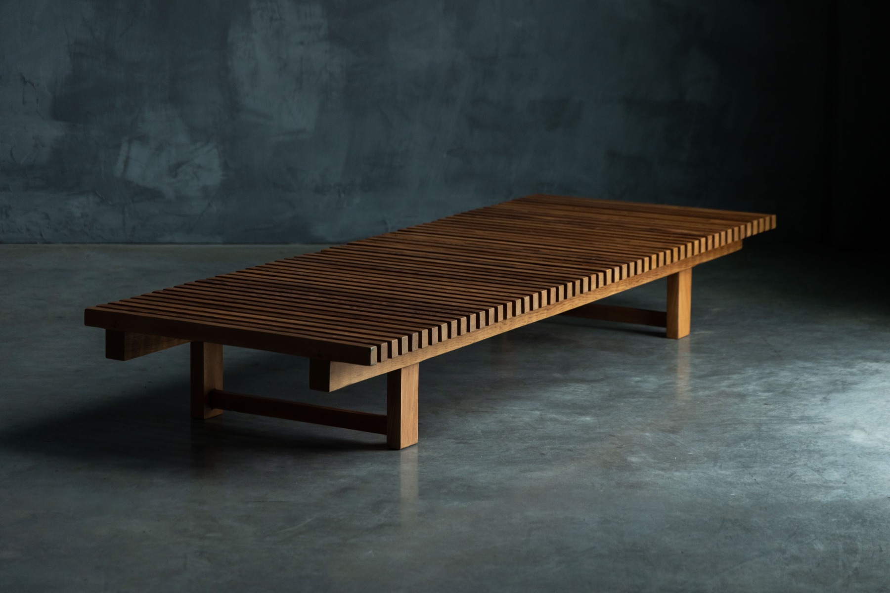 "Les trois Arcs" Slatted Daybed by Charlotte Perriand - 1970s