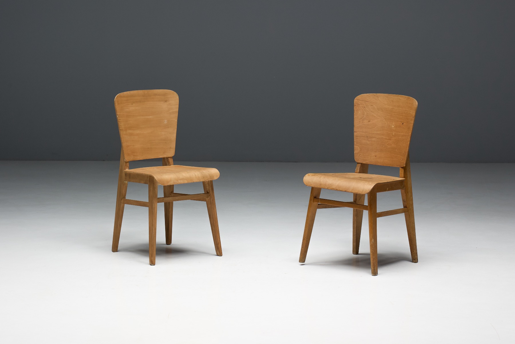 "Tout Bois" Chairs by Jean Prouvé - 1941