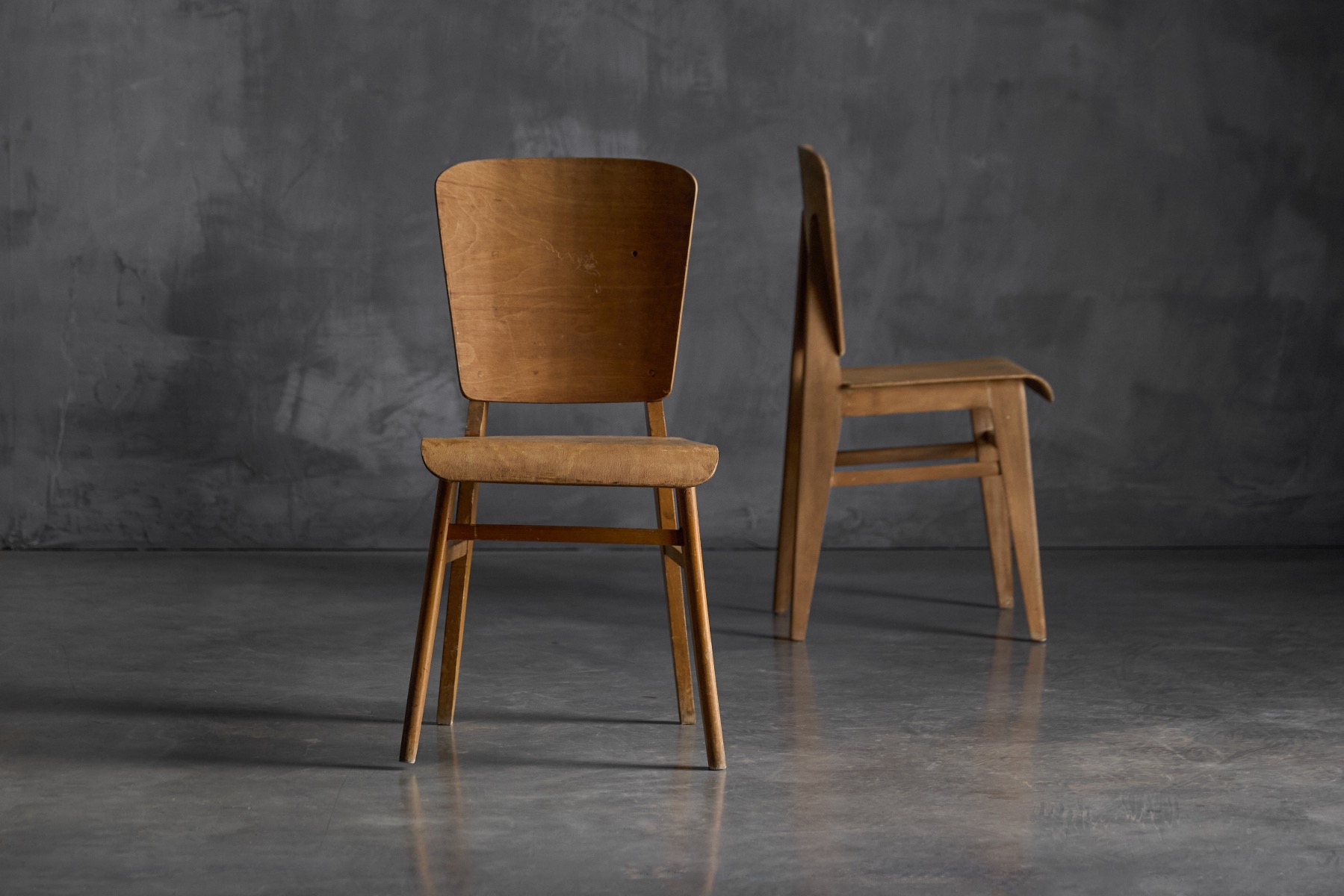 "Tout Bois" Chairs by Jean Prouvé - 1941