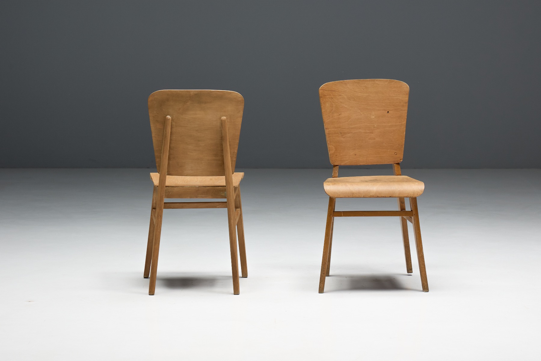 "Tout Bois" Chairs by Jean Prouvé - 1941