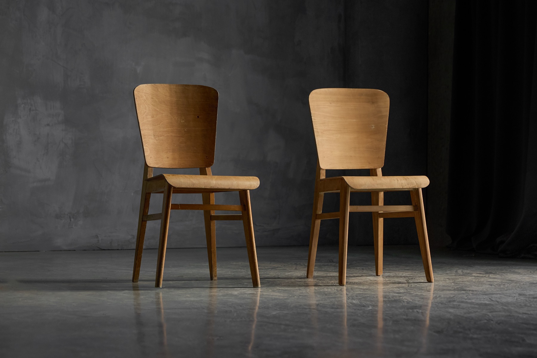 "Tout Bois" Chairs by Jean Prouvé - 1941