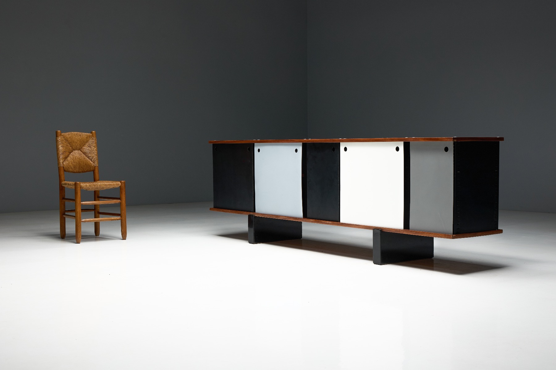 'Bloc' Sideboard by Charlotte Perriand for Cité Cansado - 1950s