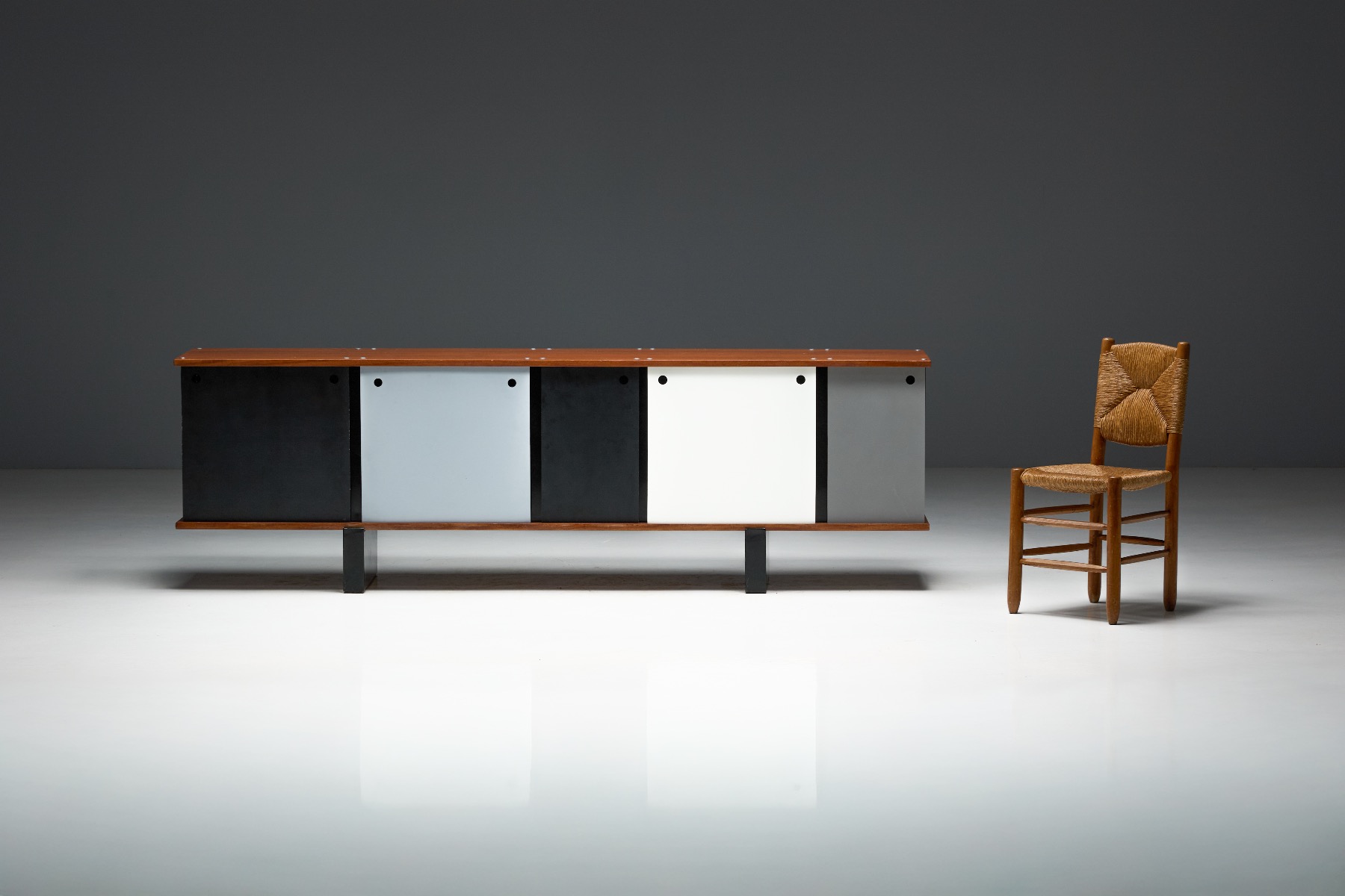 'Bloc' Sideboard by Charlotte Perriand for Cité Cansado - 1950s