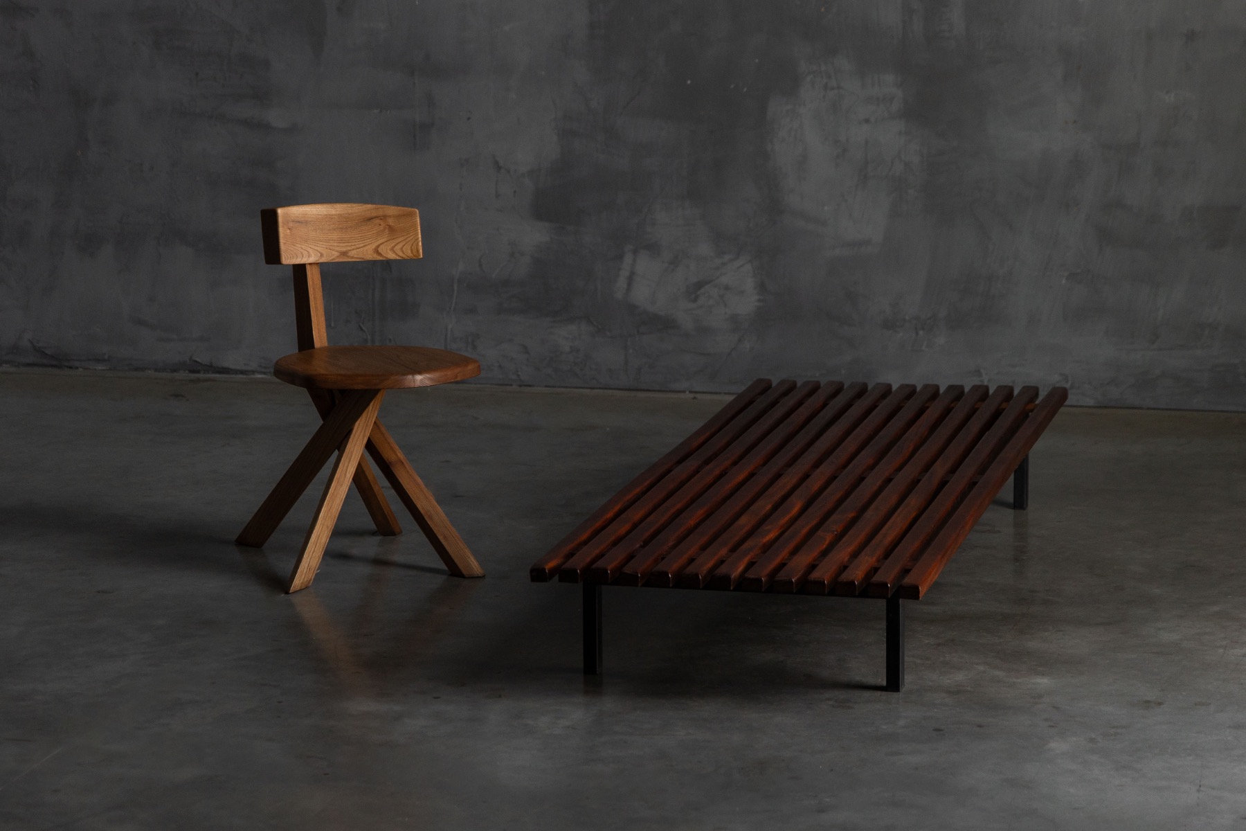 ‘Cansado’ Low Bench by Charlotte Perriand, France - 1958 