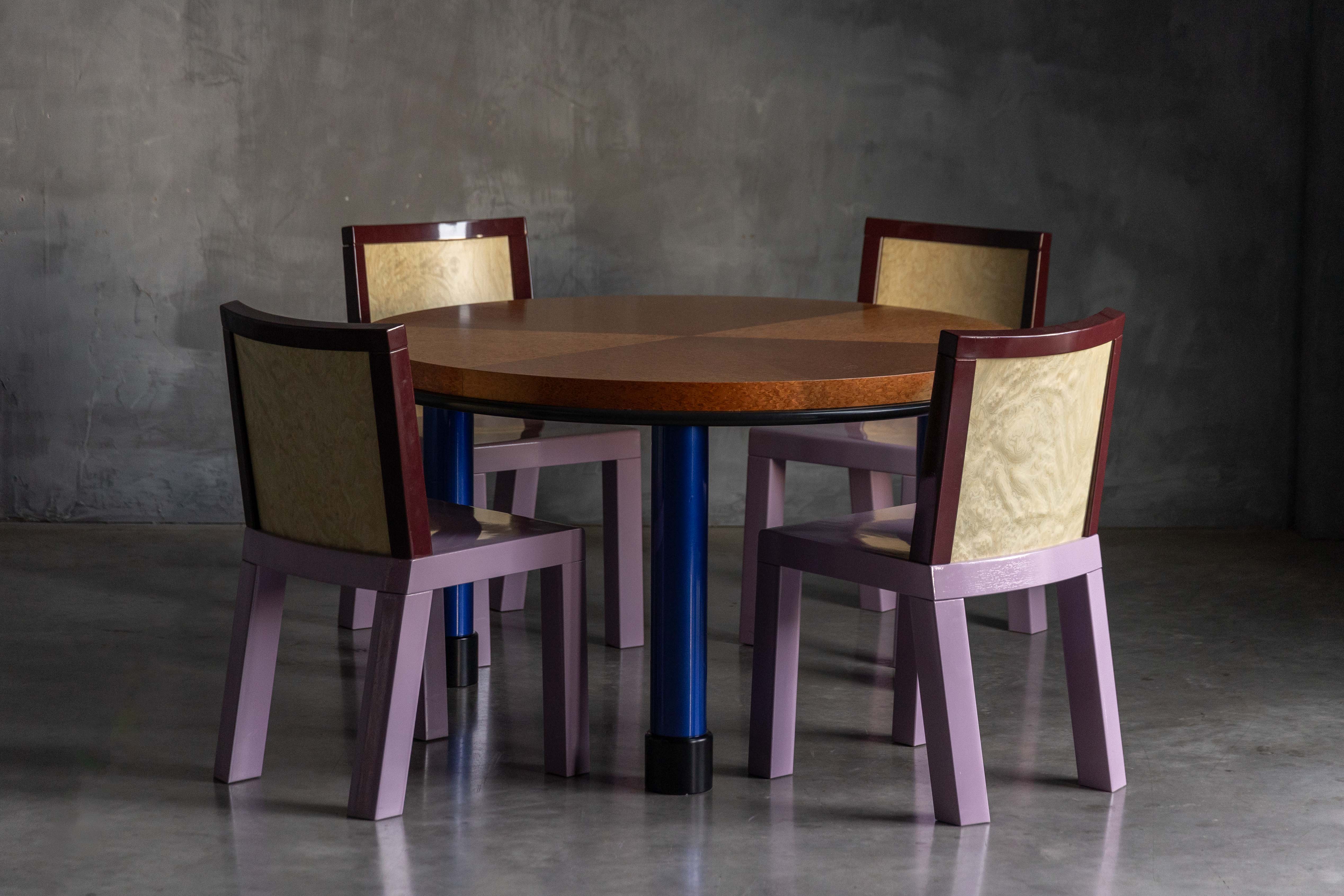 ‘Donau’ Dining Table by Ettore Sottsass & Marco Zanini for Leitner, Austria - 1986