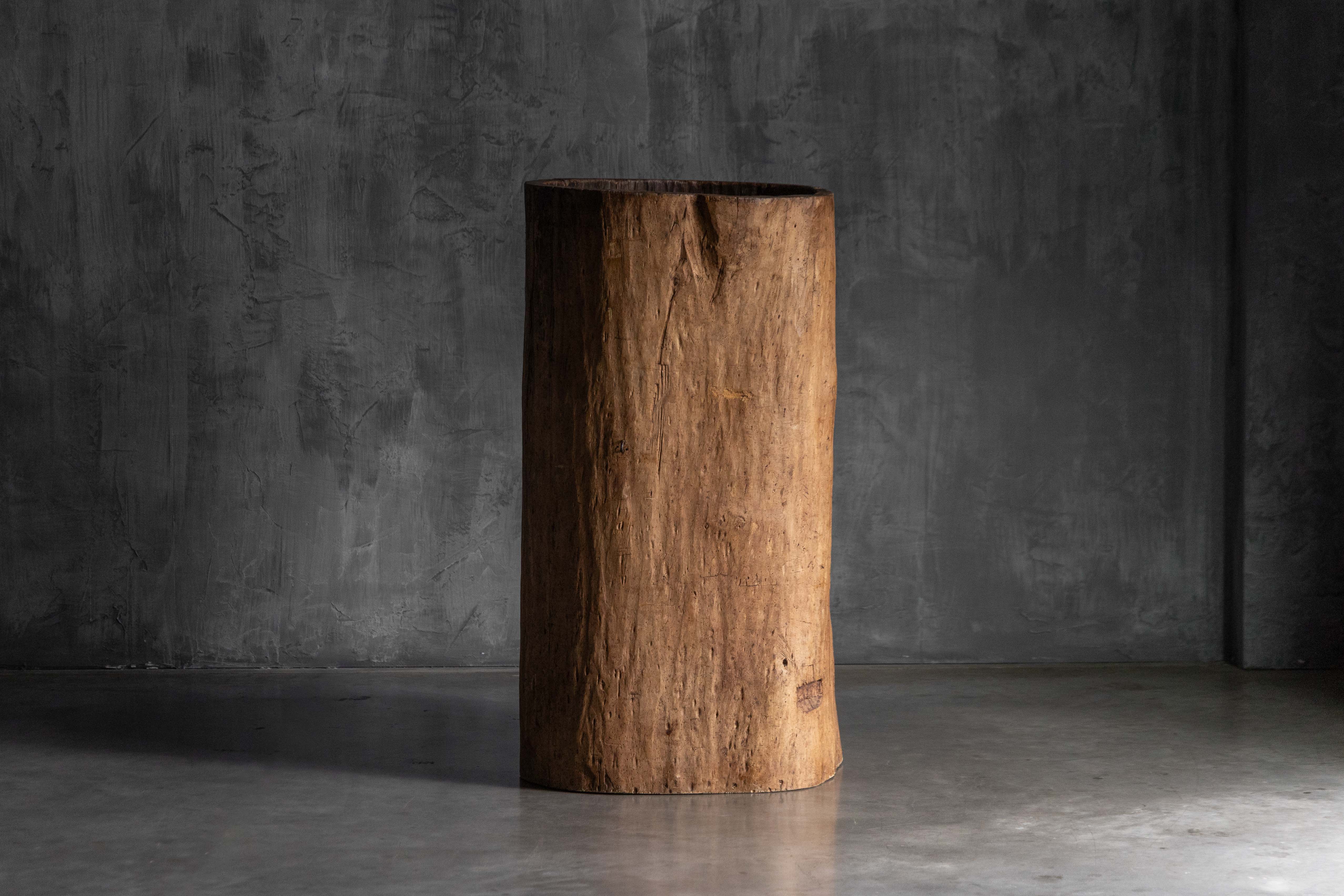 Large Vernacular Tree Trunk Vessel - 19th Century