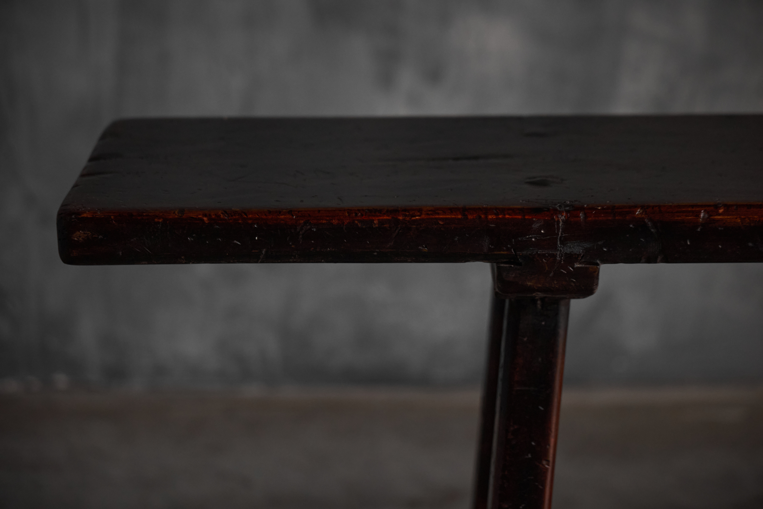 Long Narrow Trestle Table, France - 19th Century