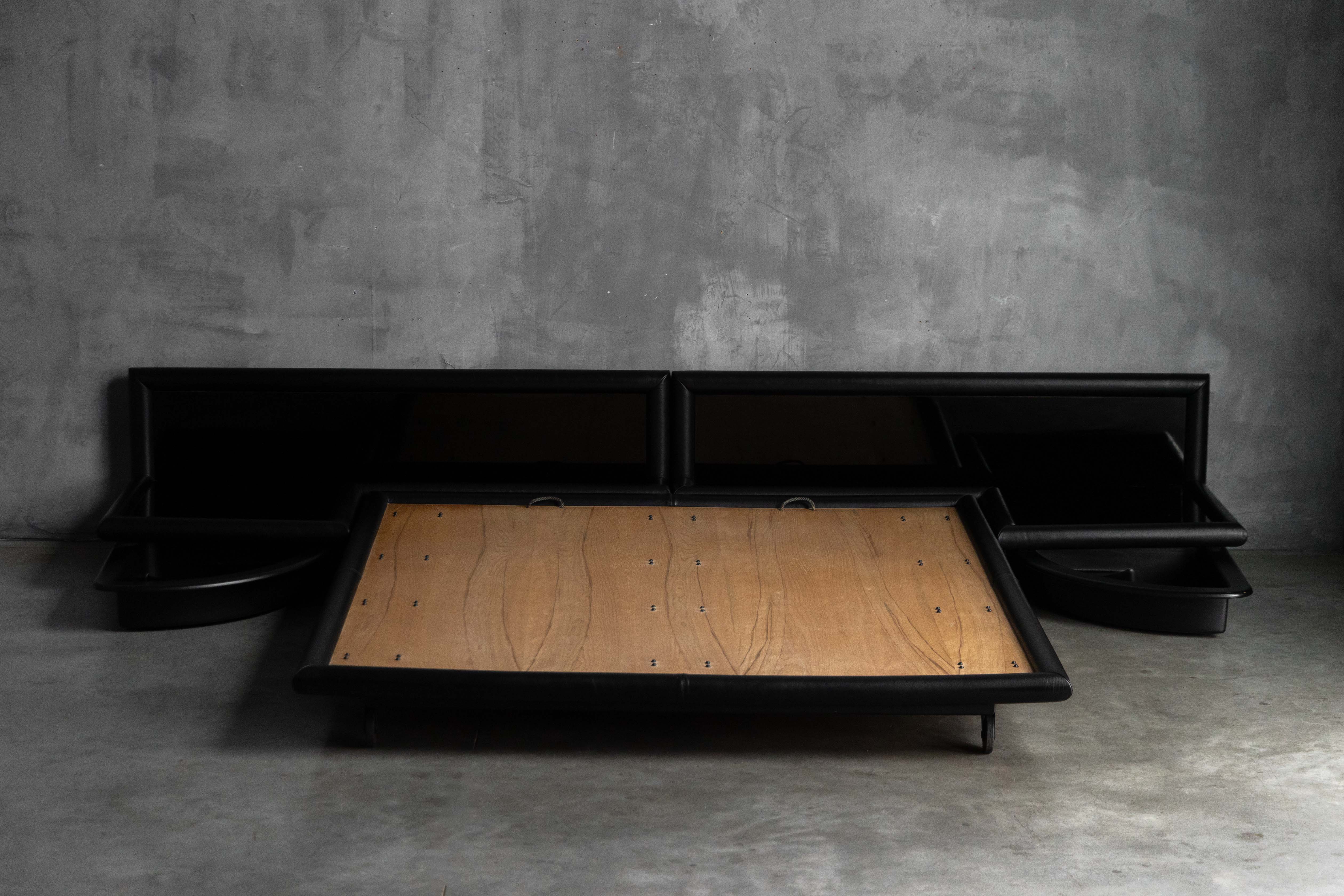 ‘Morna’ Bed by Afra & Tobia Scarpa for Molteni, Italy - 1972