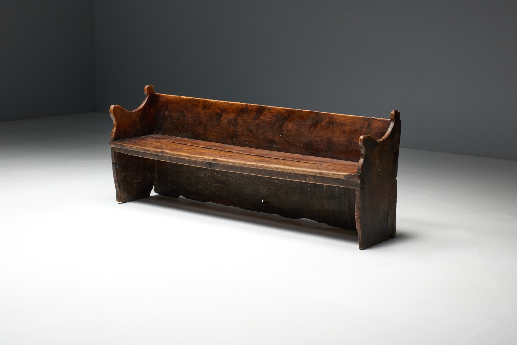 Primitive Pyrenean Bench - 19th Century