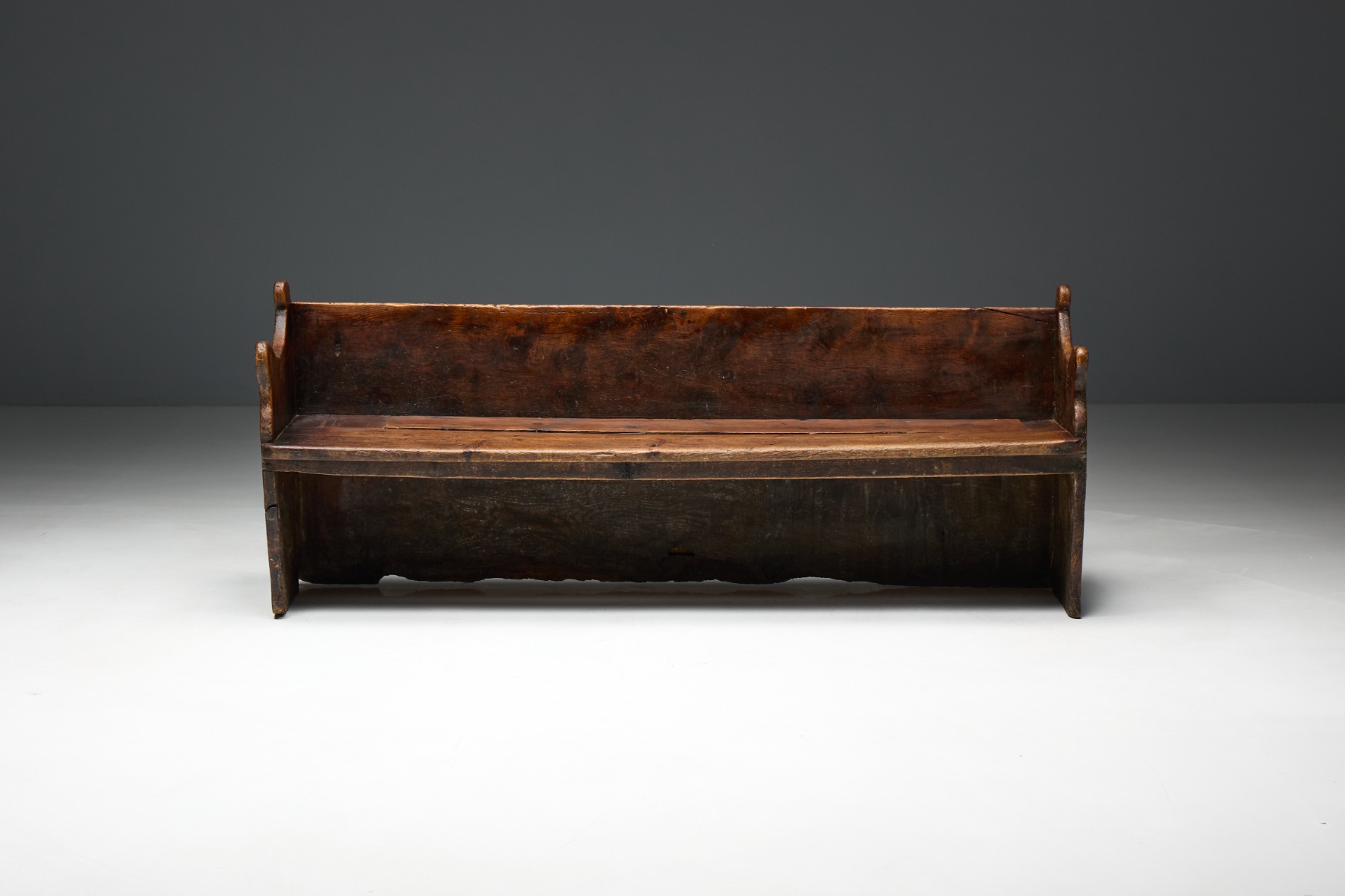 Primitive Pyrenean Bench - 19th Century