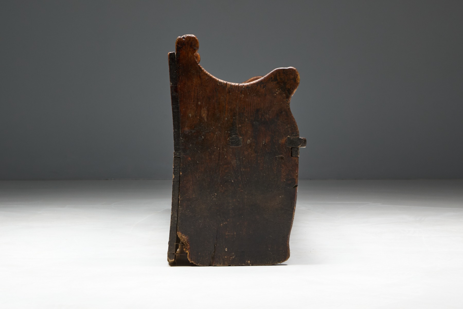 Primitive Pyrenean Bench - 19th Century