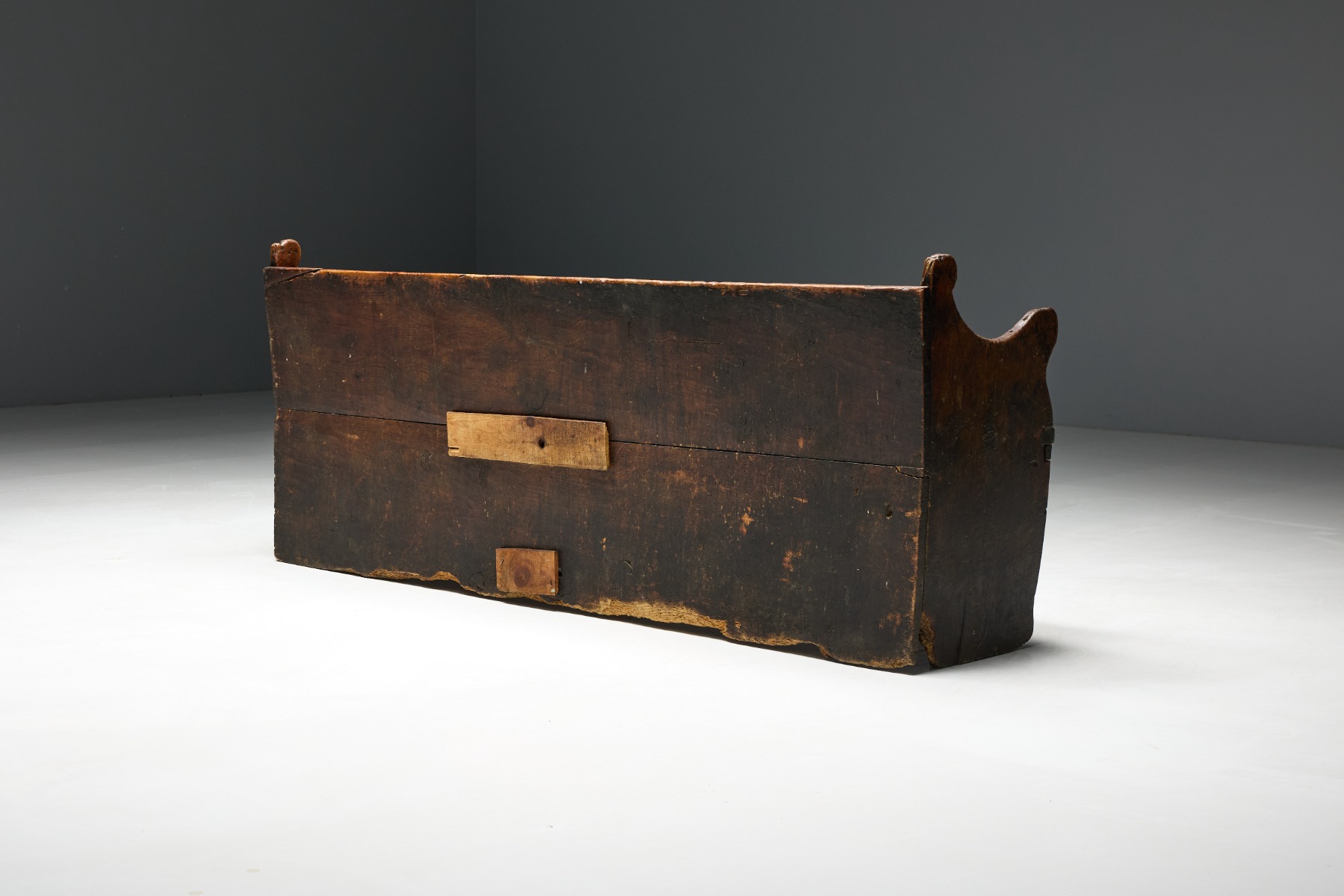 Primitive Pyrenean Bench - 19th Century