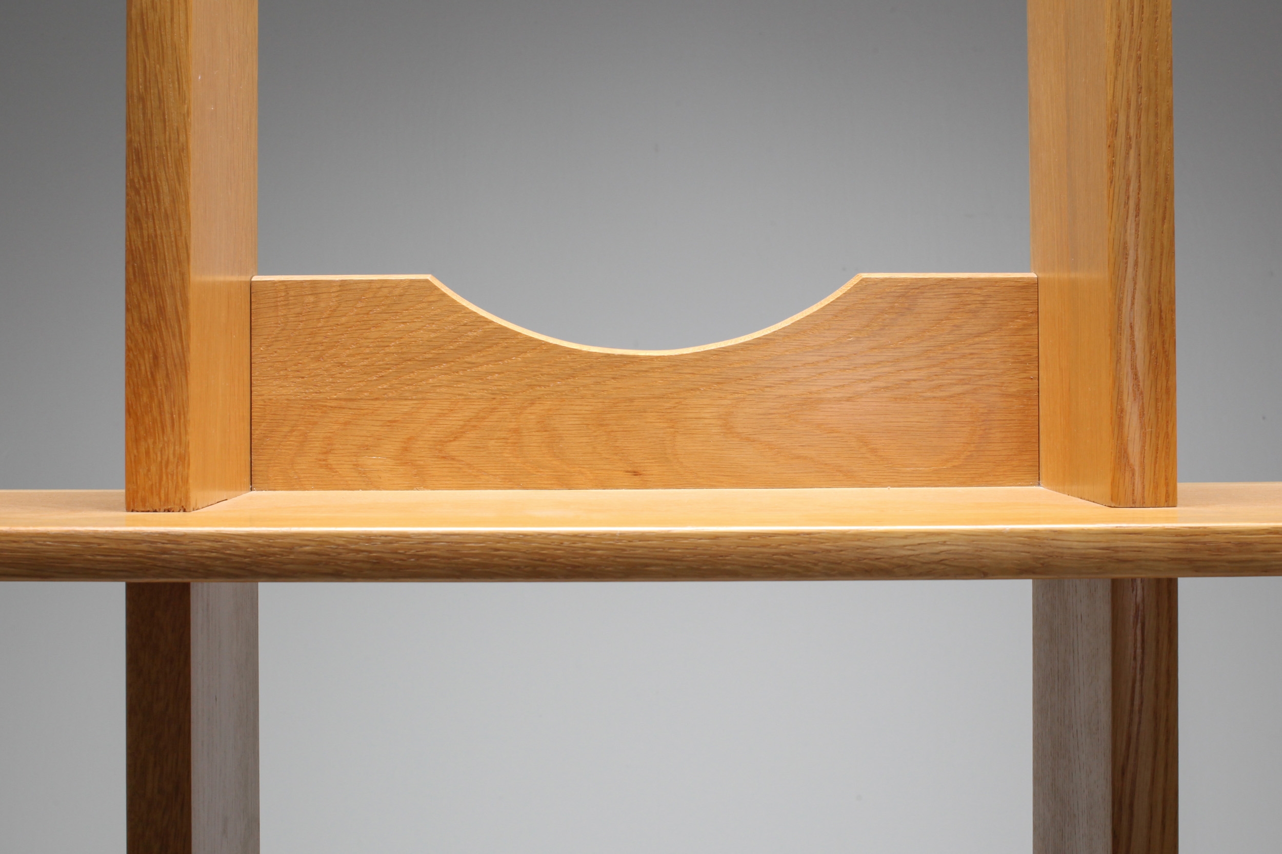 Oak Étagère Shelve Unit - 1970s