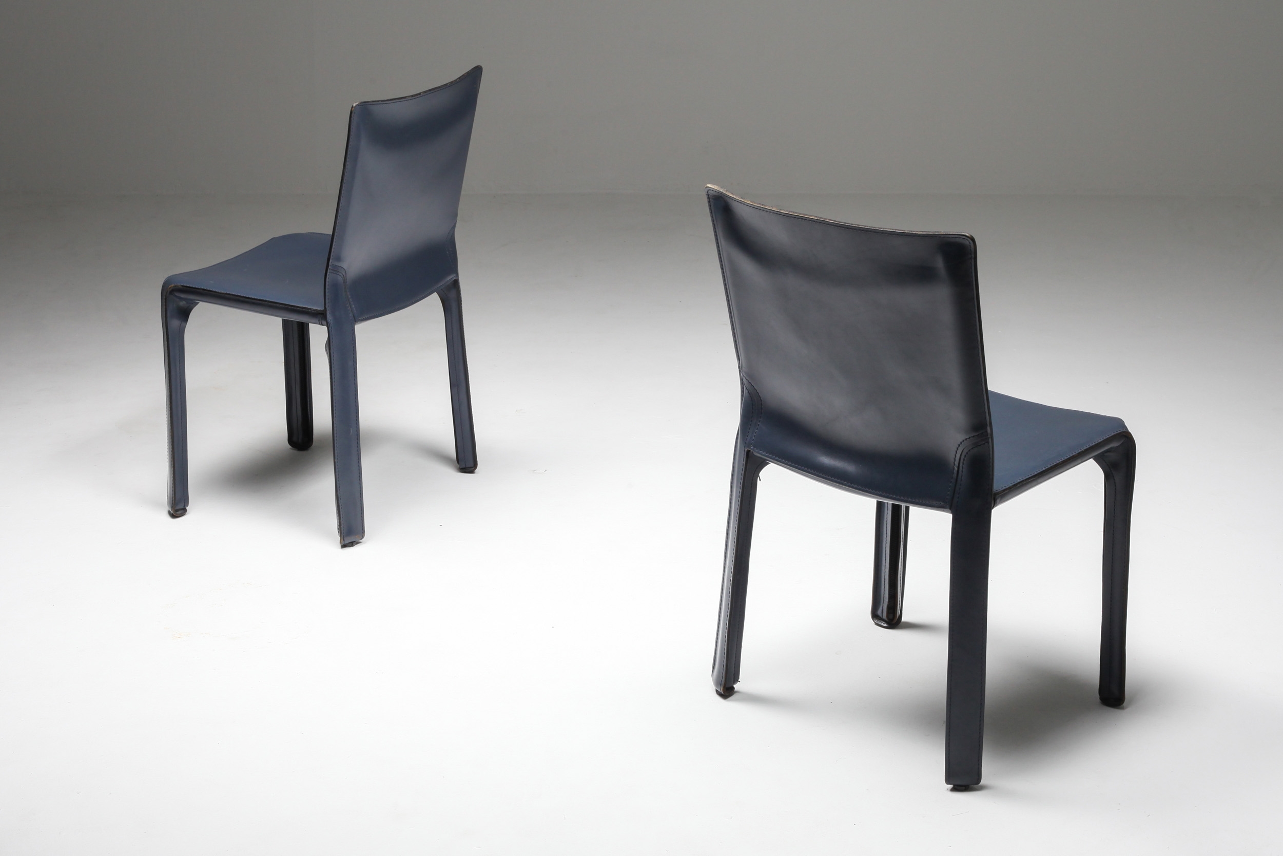 Cassina Blue CAB Chairs - 1970's