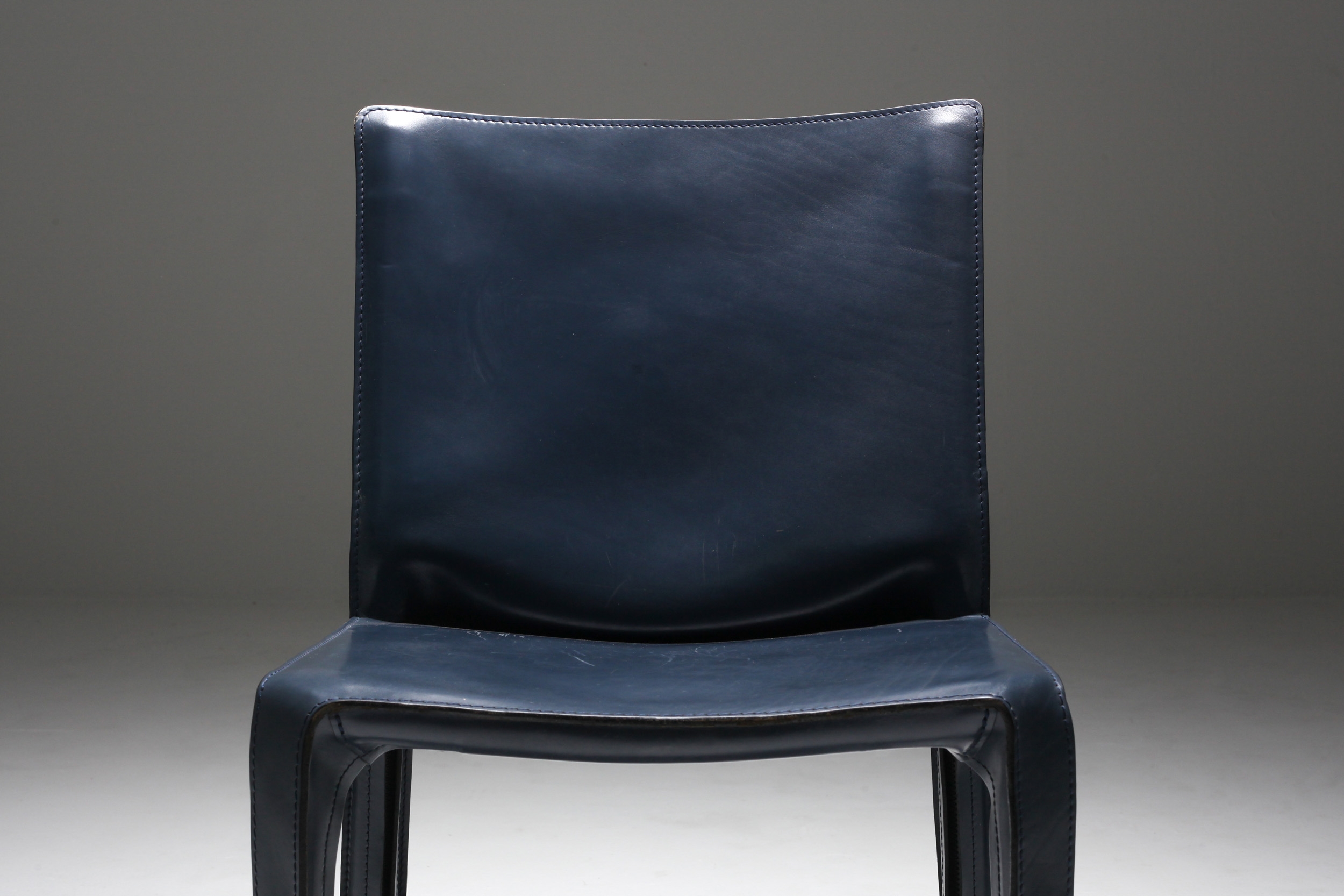 Cassina Blue CAB Chairs - 1970's