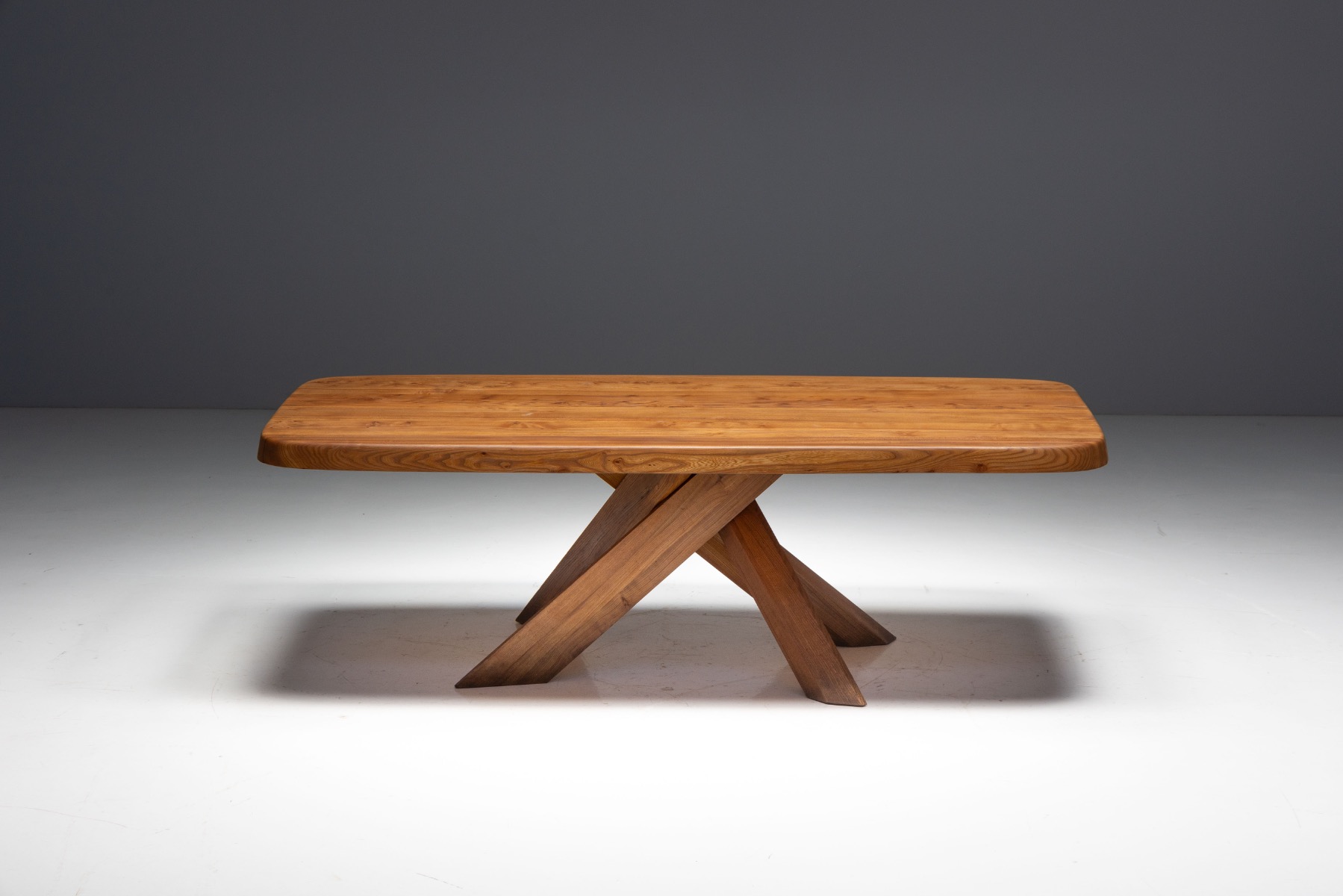  'T35' Dining Table by Pierre Chapo, France - 1970s