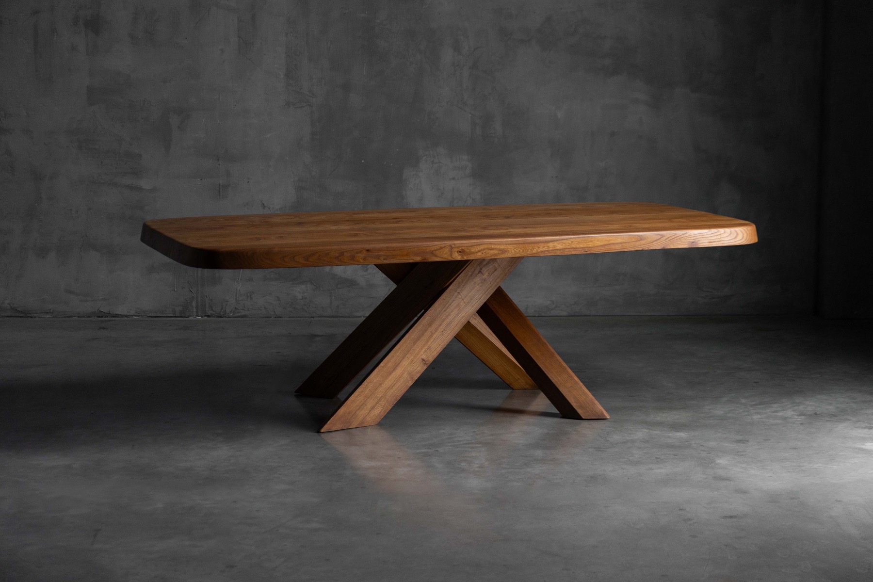  'T35' Dining Table by Pierre Chapo, France - 1970s
