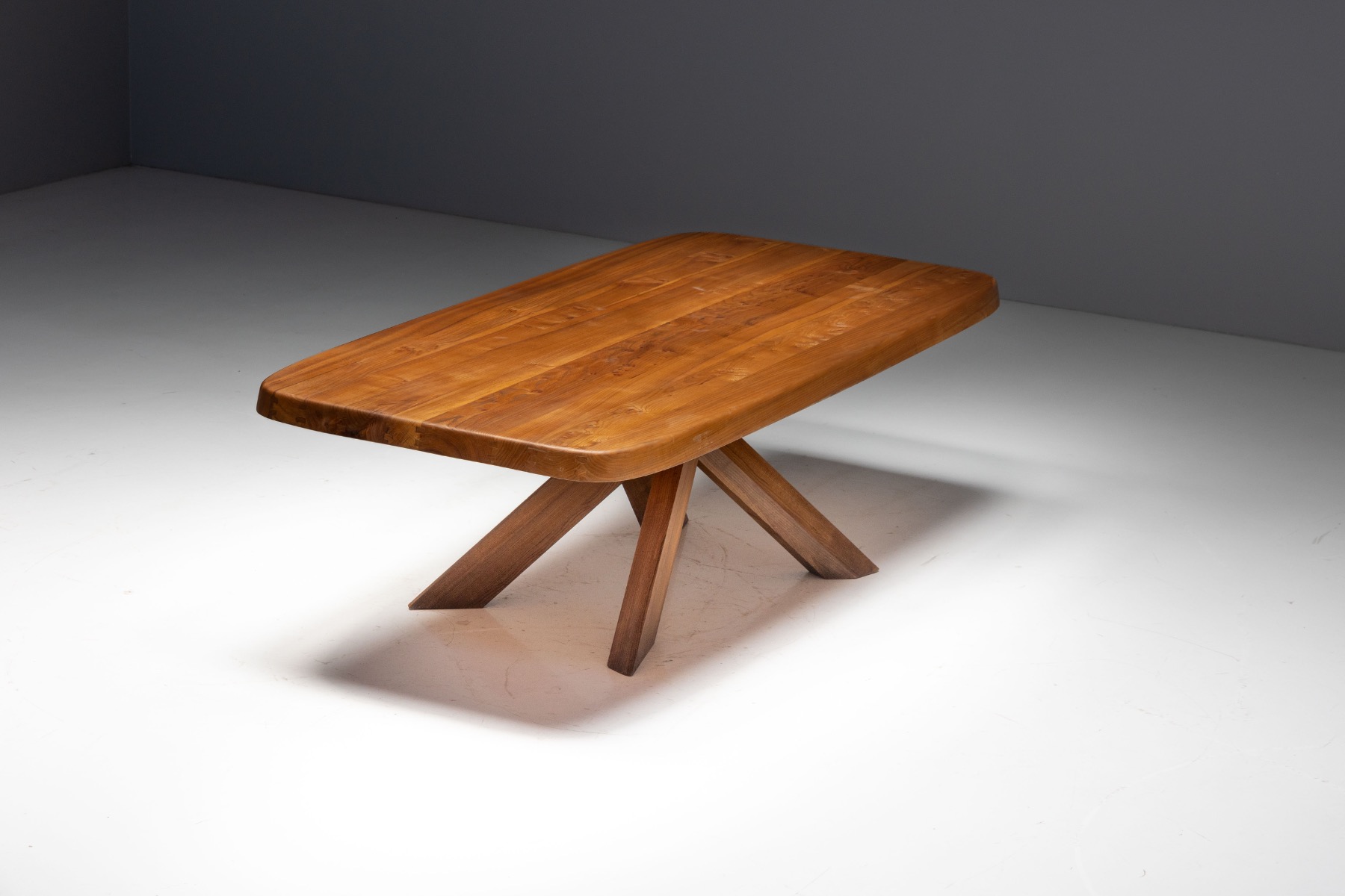  'T35' Dining Table by Pierre Chapo, France - 1970s